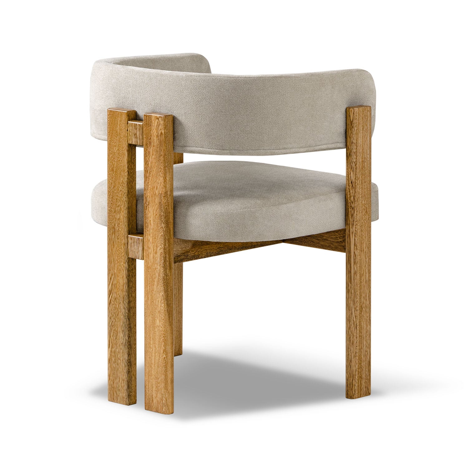 Comedor 6 Puestos Sabina Microfibra Impetu Beige, Natural