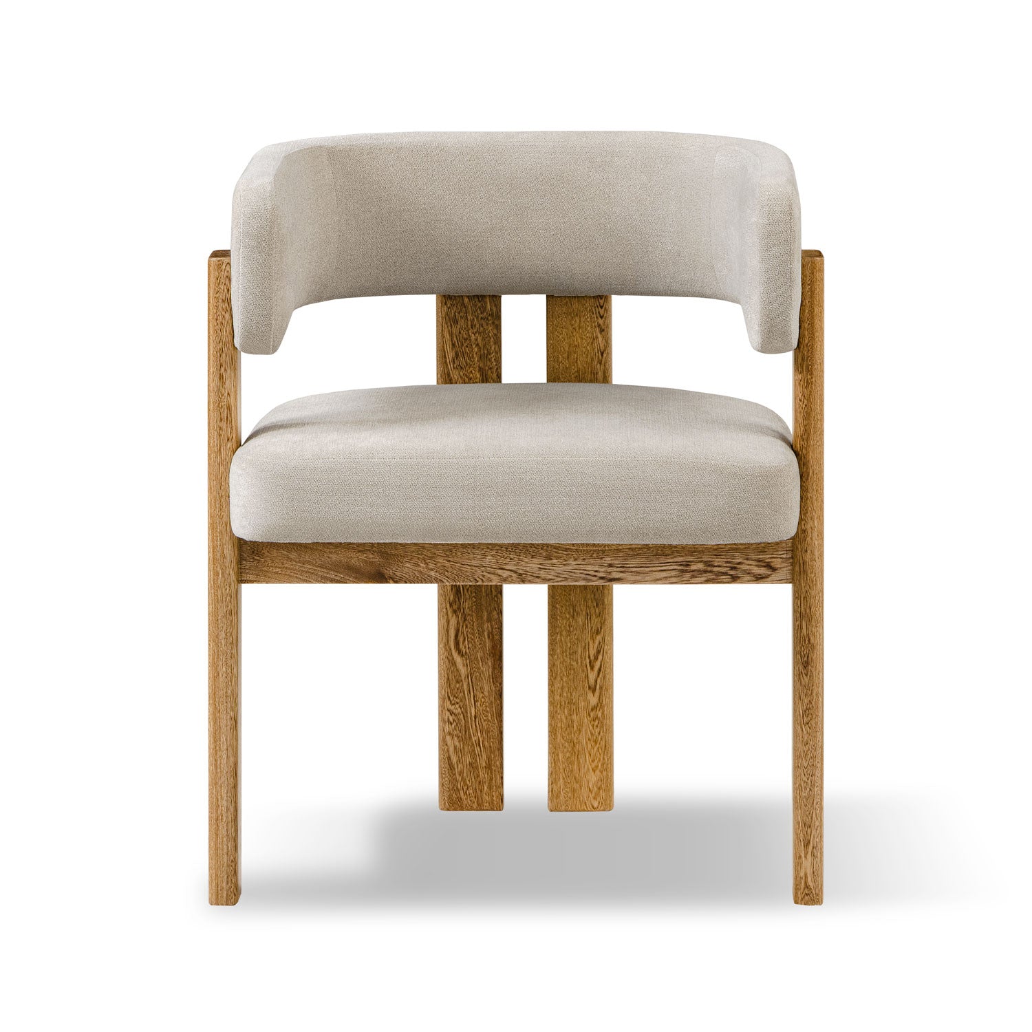 Comedor 6 Puestos Sabina Microfibra Impetu Beige, Natural