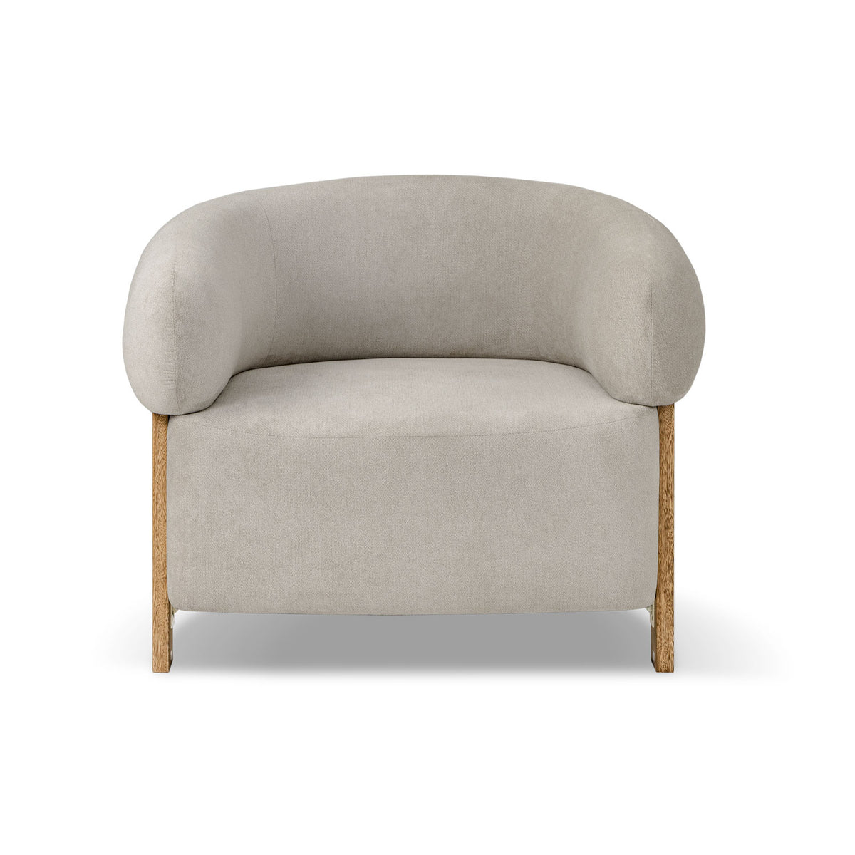 Poltrona Sabina Microfibra Impetu Beige, Natural