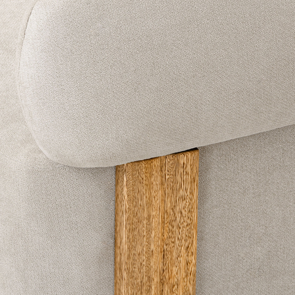 Poltrona Sabina Microfibra Impetu Beige, Natural