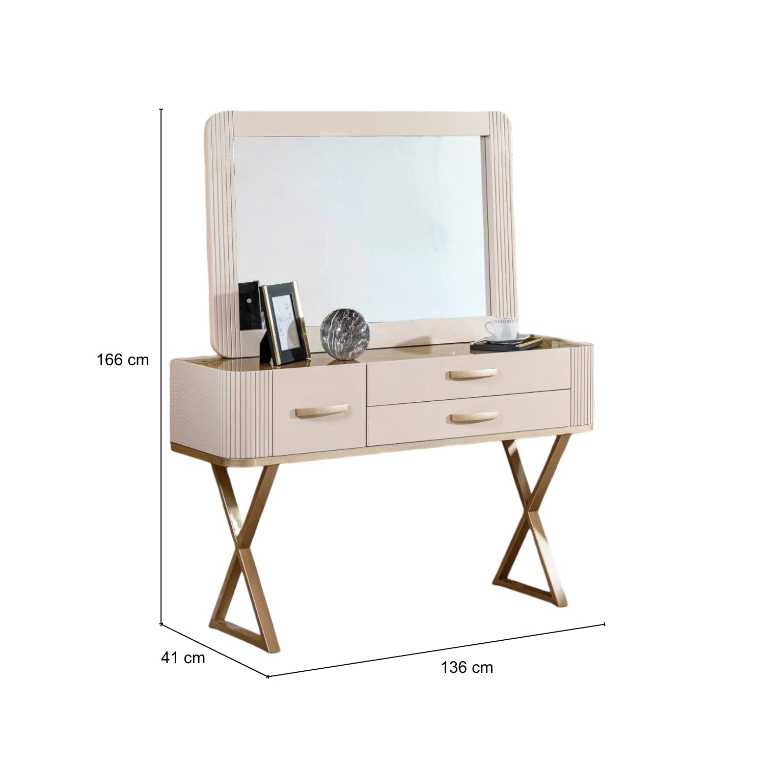 Tocador Sabina Taupe, Champaña