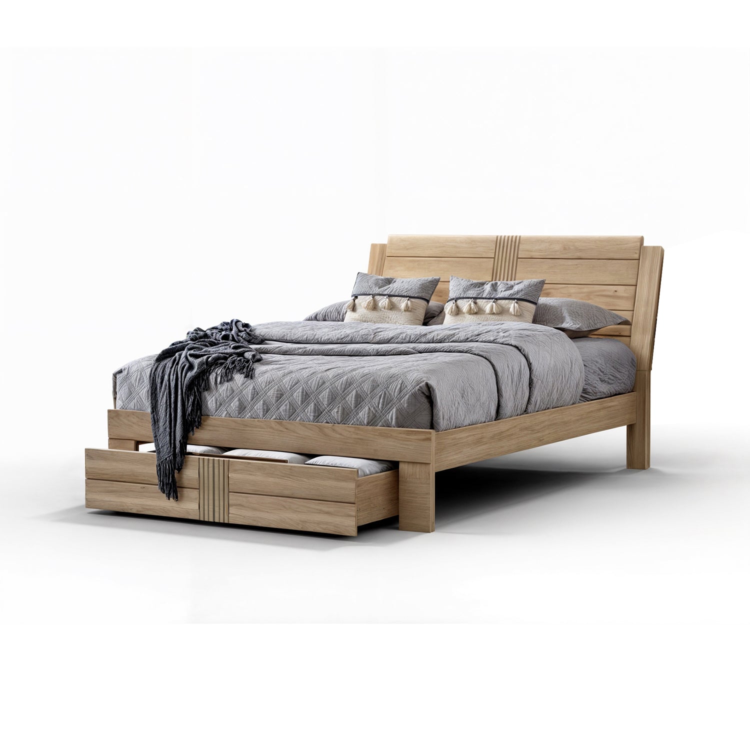 Cama Doble Ibiza Natural