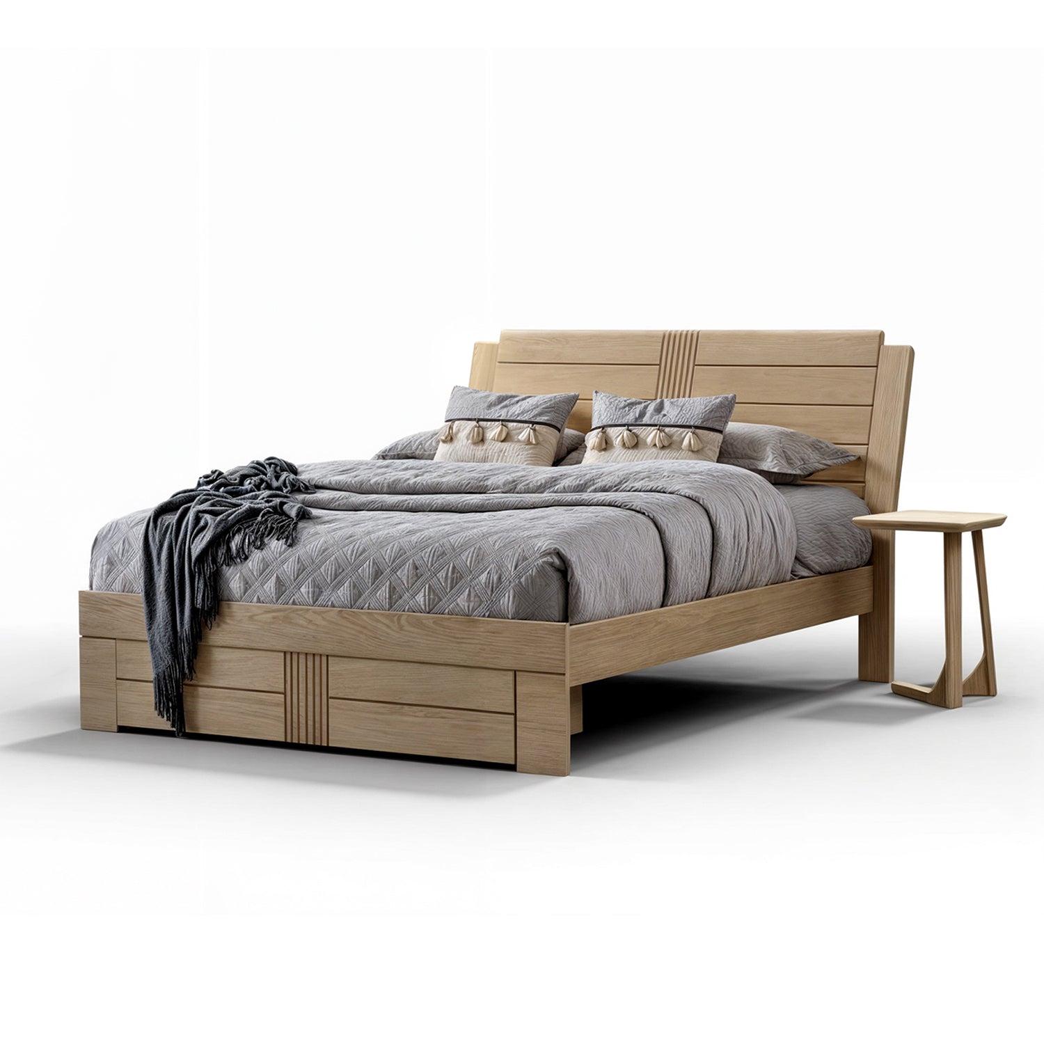 Cama Doble Ibiza Natural