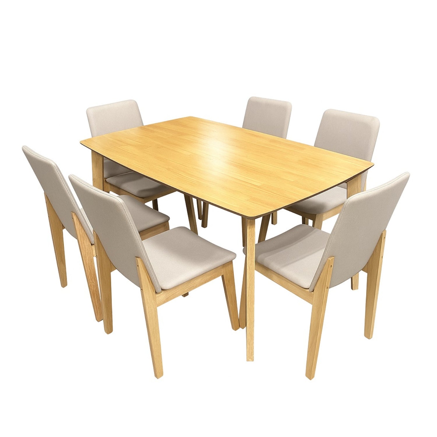 Comedor 6 Puestos Albi Beige