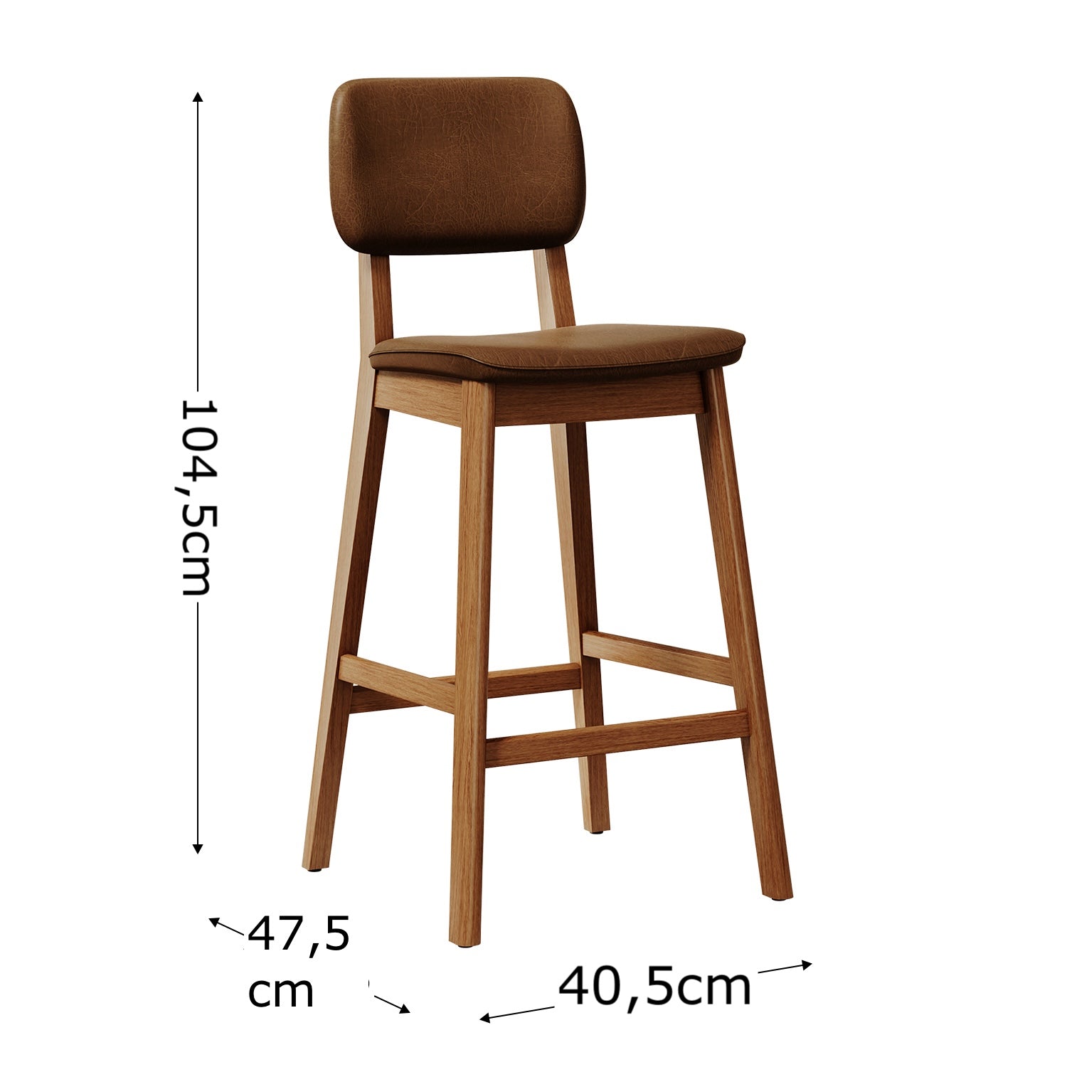 Silla Para Barra Anna Café 40X104X47