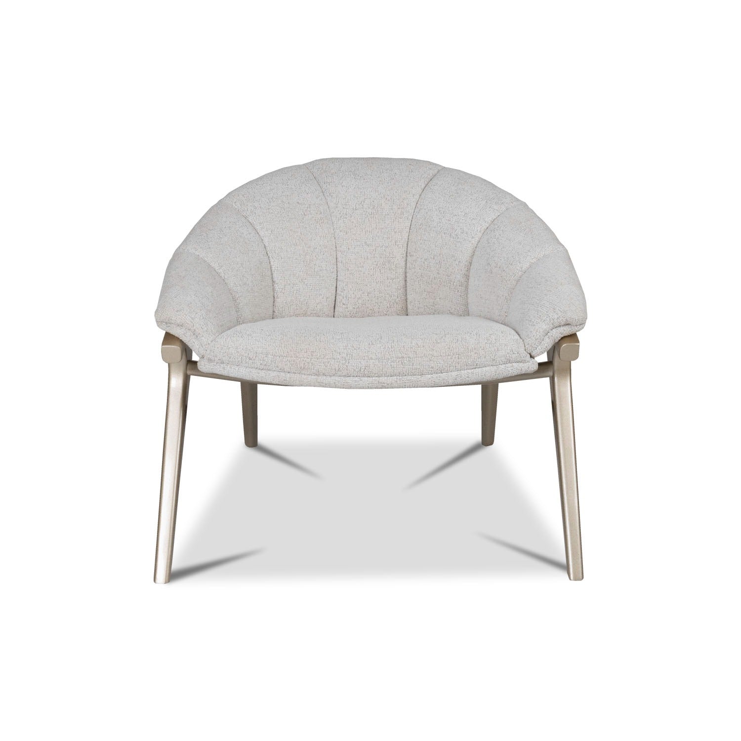 Poltrona Parker Boucle Blanco, Champaña