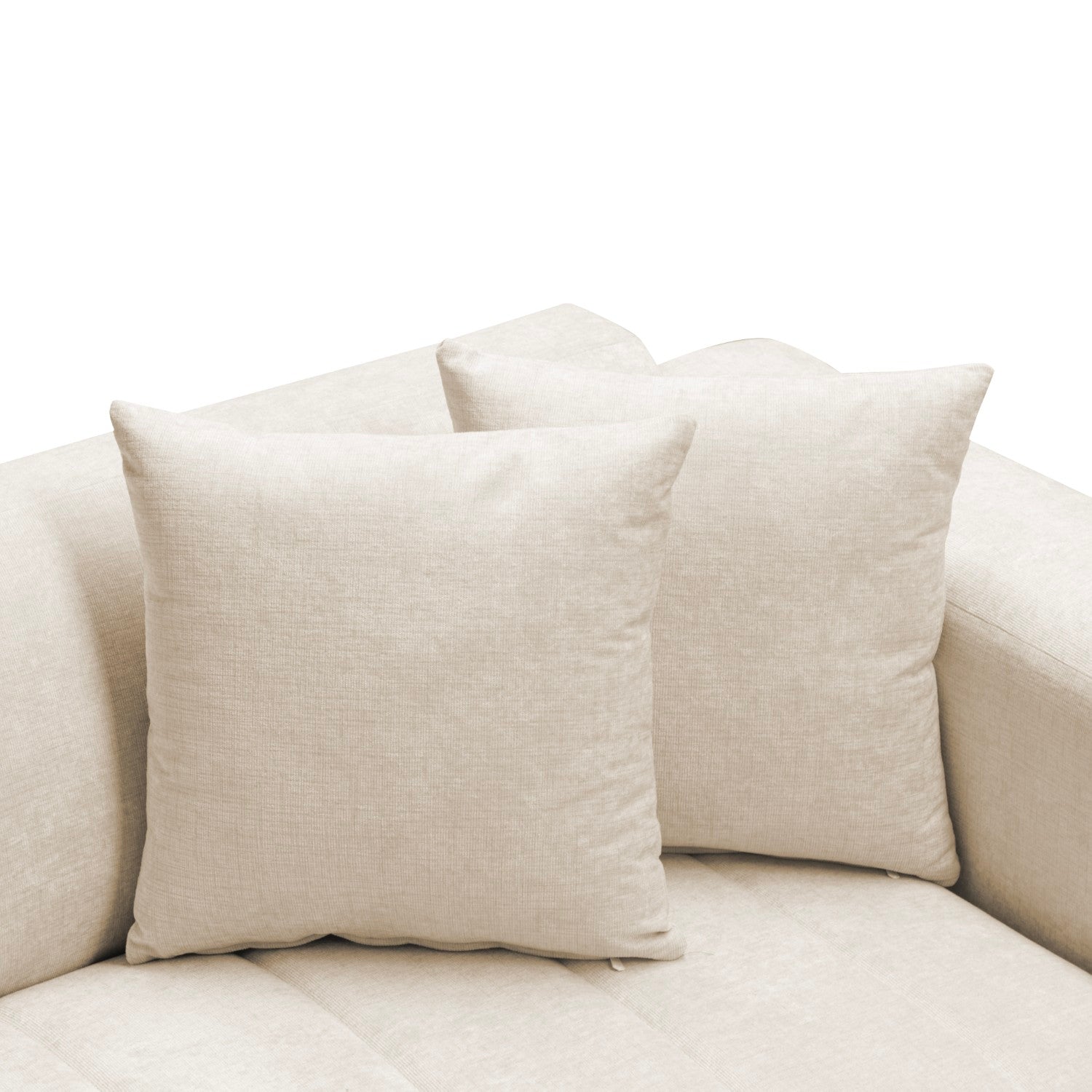 Sofá 3 Puestos Savana Chenille Dash Beige, Champaña
