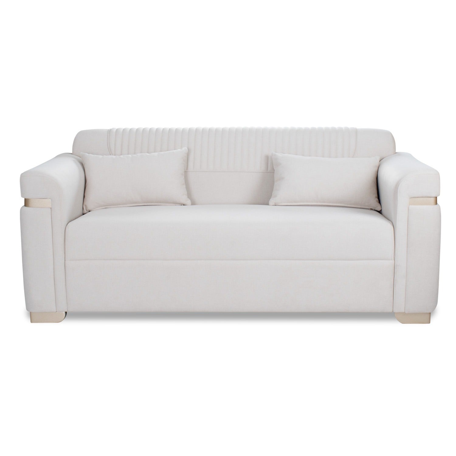 Sala Funcional Danna Velvet Beige, Champaña