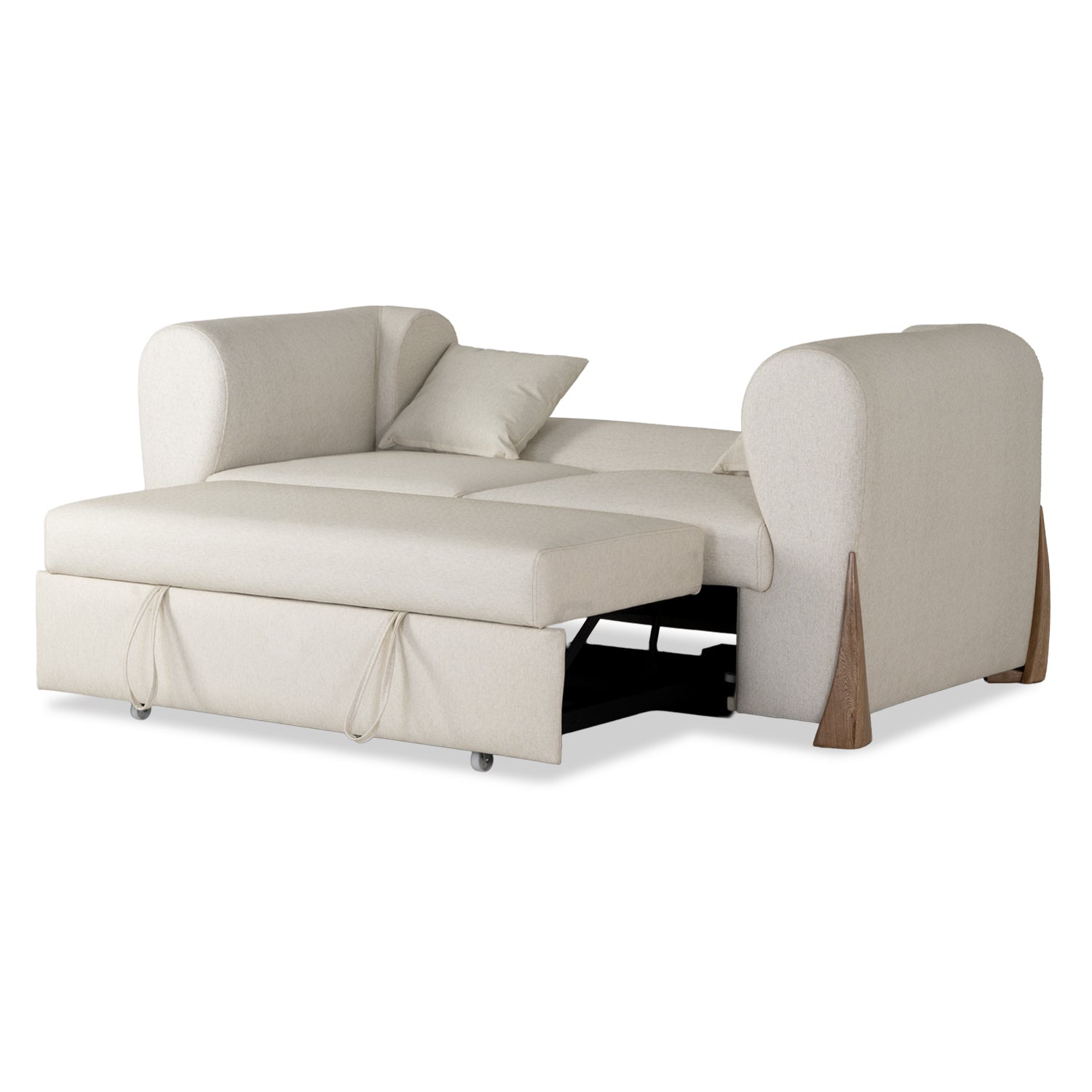 Sofá Cama Bell Eurolino Vitore Blanco, Natural