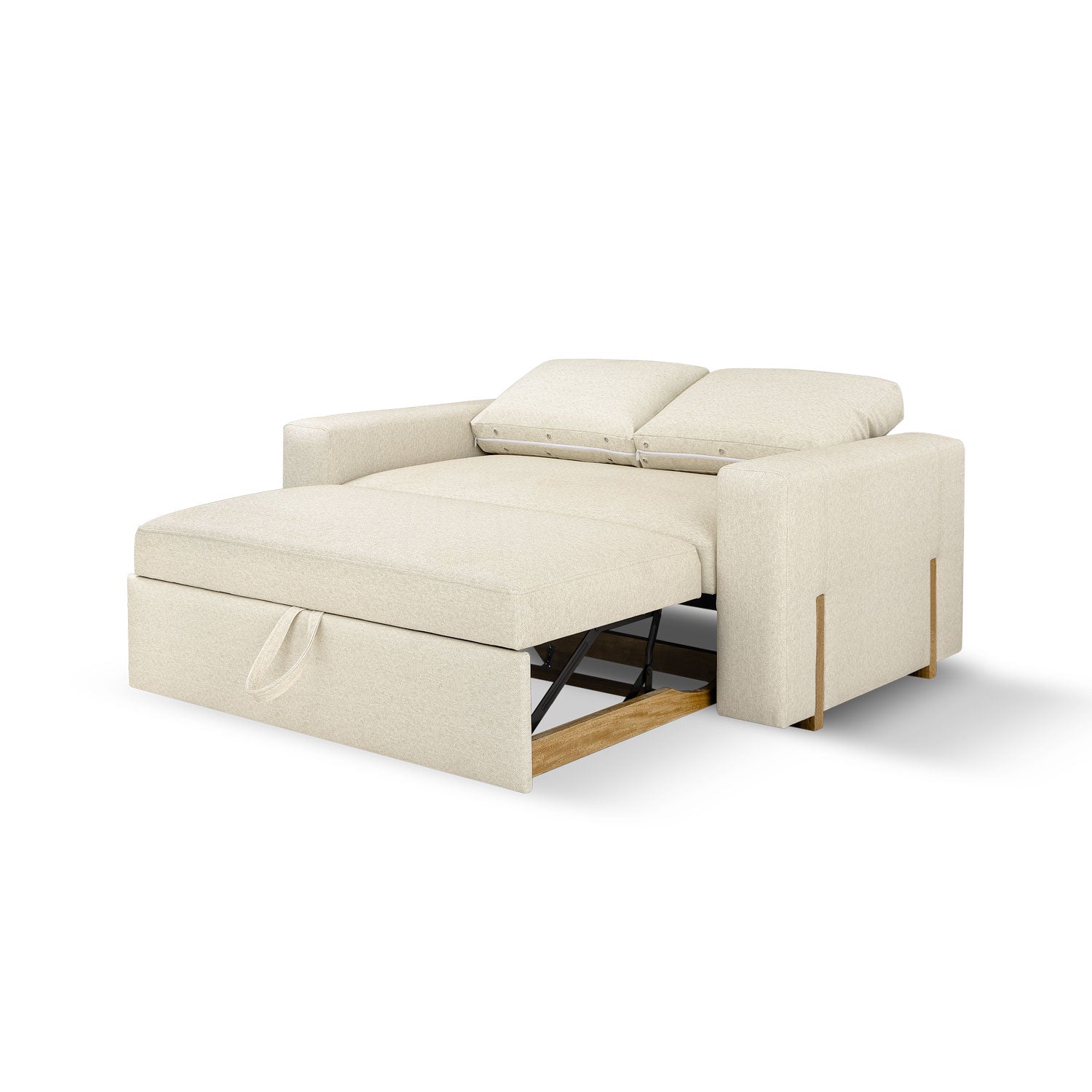 Sofá Cama Sevilla Eurolino Vitore Blanco, Nutural