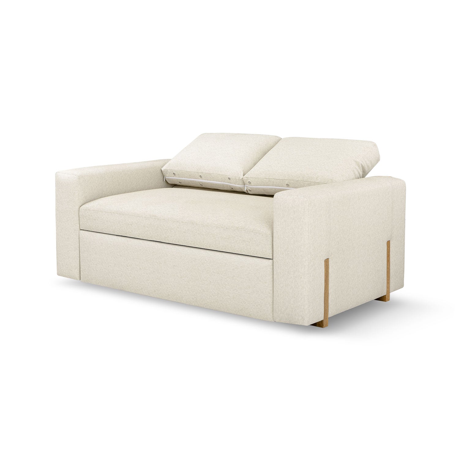 Sofá Cama Sevilla Eurolino Vitore Blanco, Nutural