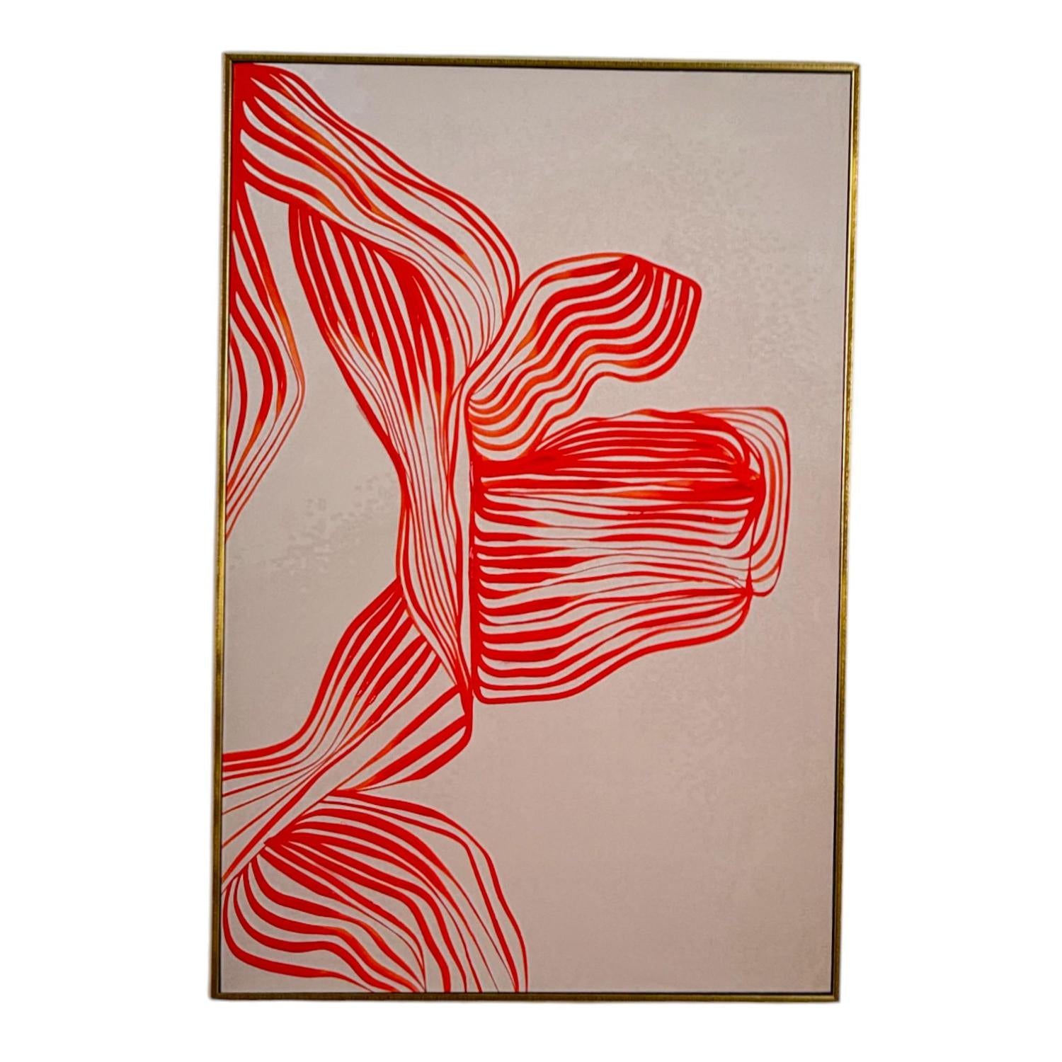 Cuadro 62X92 Rojo Abs F251