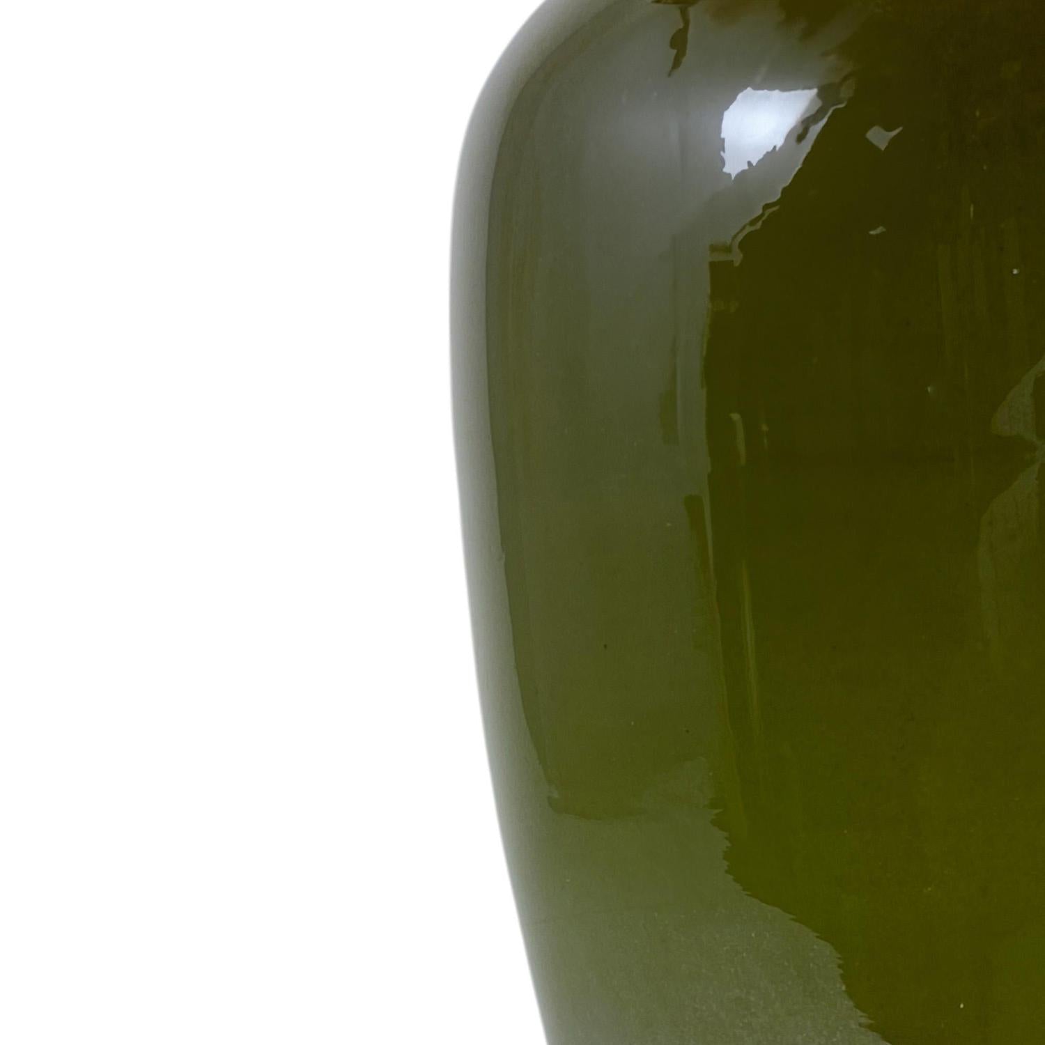 Jarron 18X24 Verde Vidrio F251