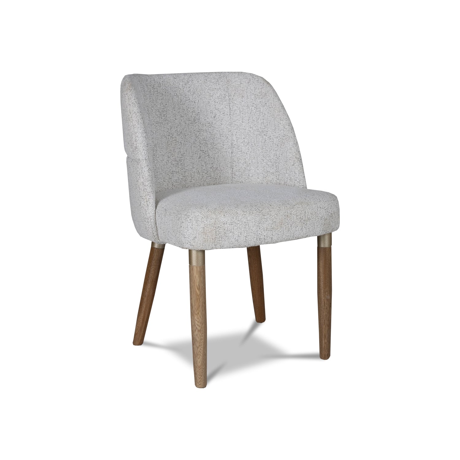 Comedor 4 Puestos Nicole Boucle Blanco, Natural Extensible