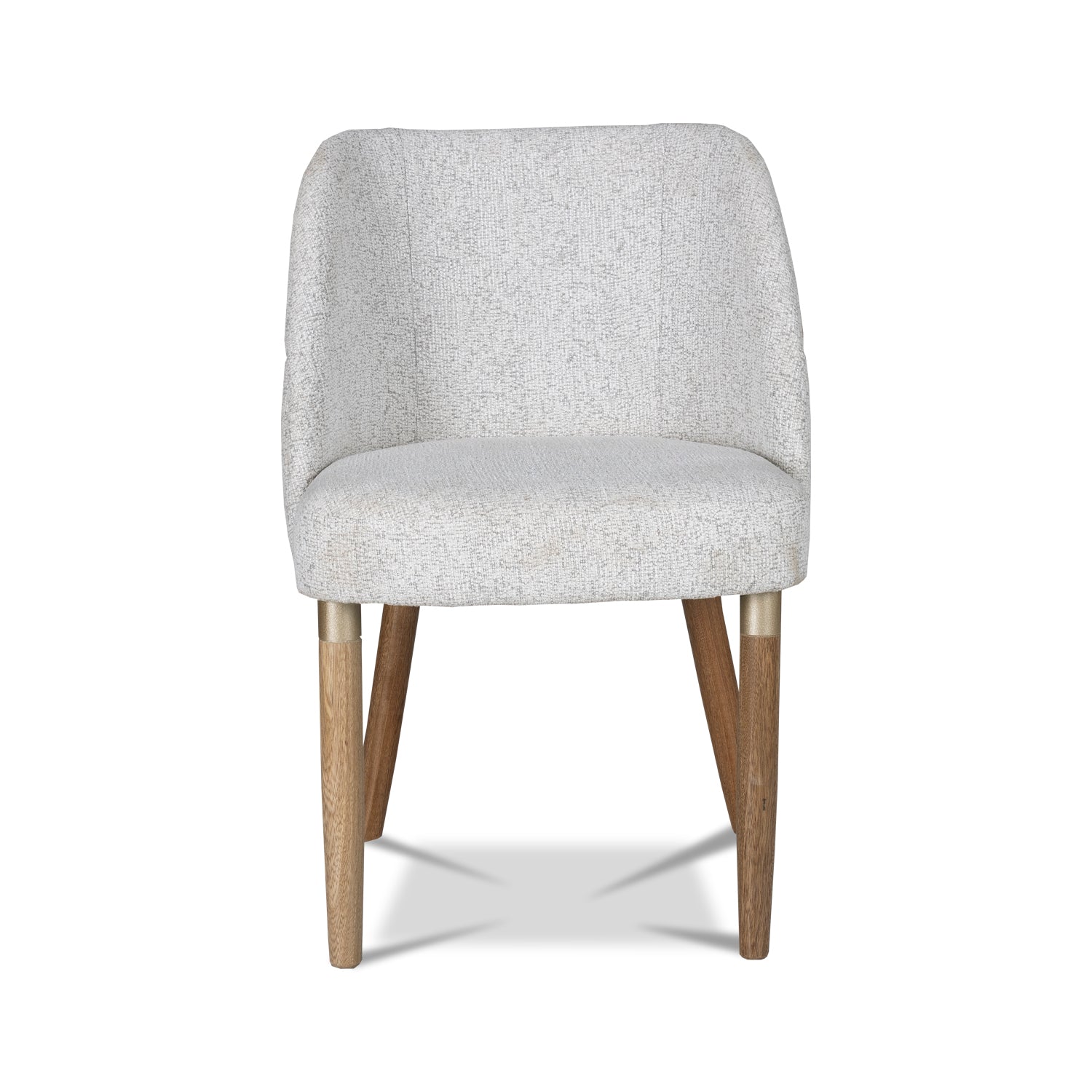 Comedor 4 Puestos Nicole Boucle Blanco, Natural Extensible