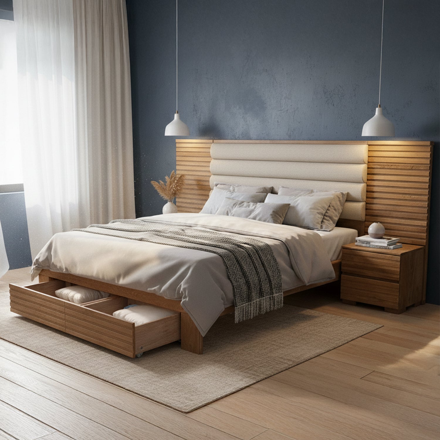 Alcoba Doble Misuri Eurolino Marfil, Natural