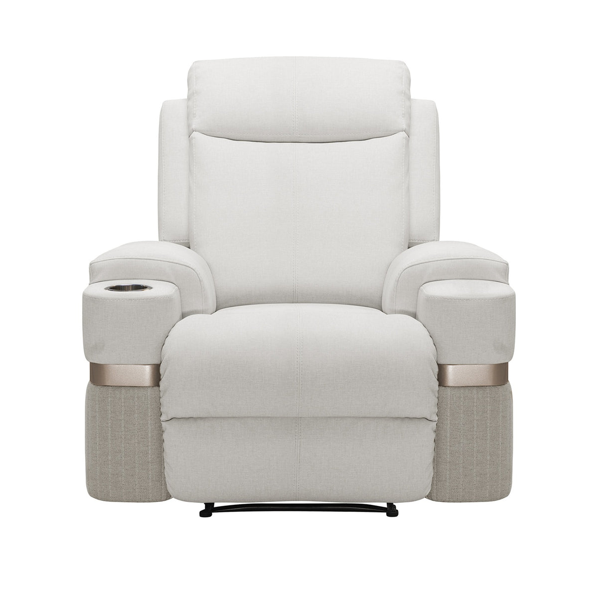 Silla Reclinable Dior Eurolino Blanco Puro, Champaña Eléctrica