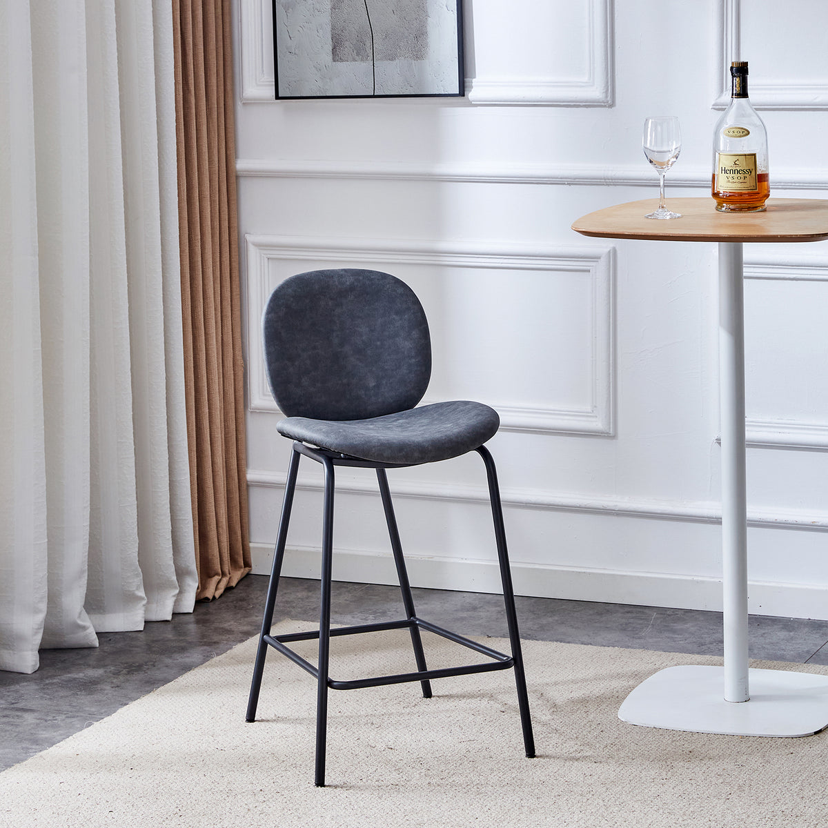 Silla para Barra Blas Gris Plomo