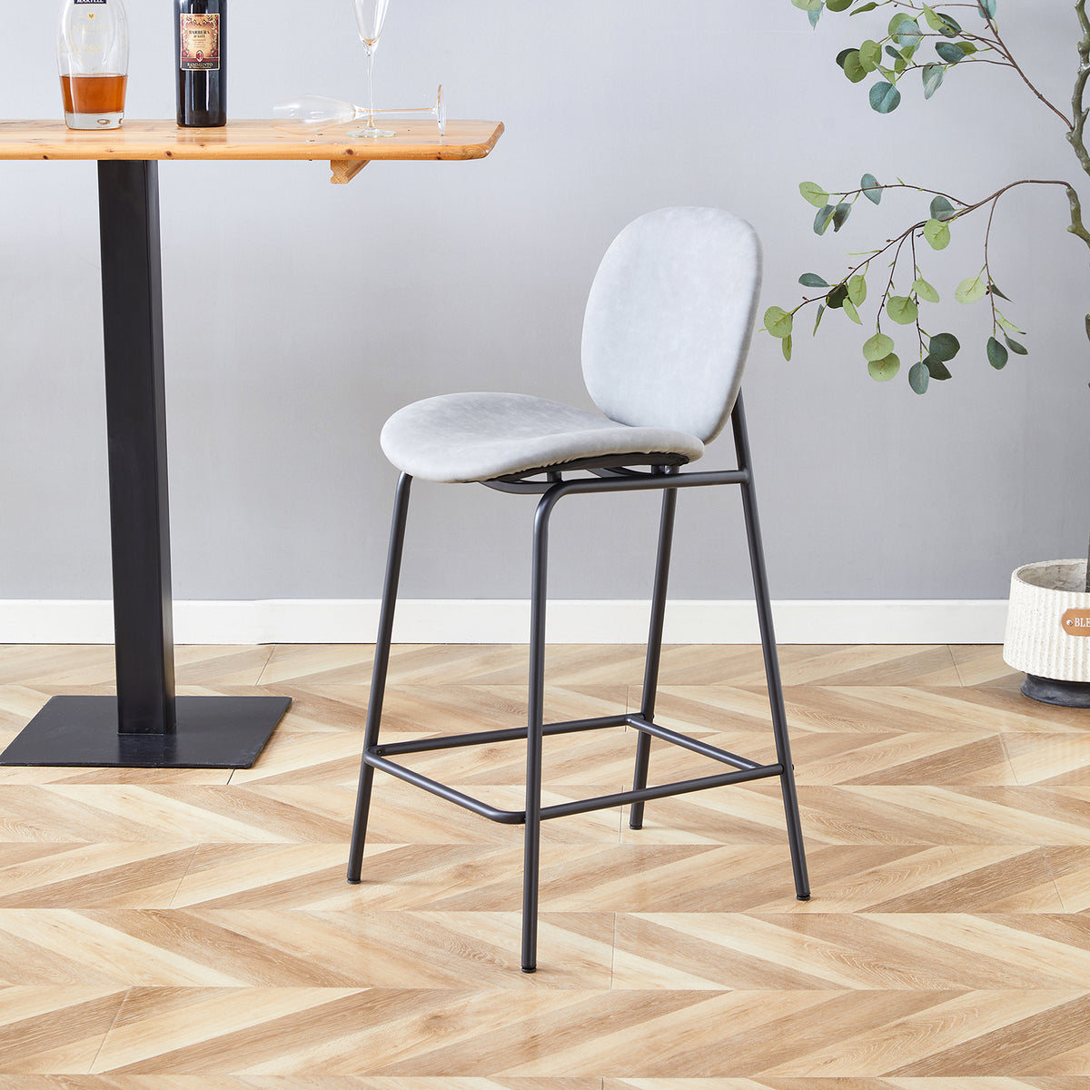 Silla para Barra Blas Gris