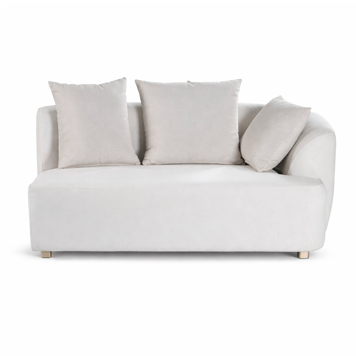 Sala Funcional Torino Velvet Serena Beige, Champaña Derecho