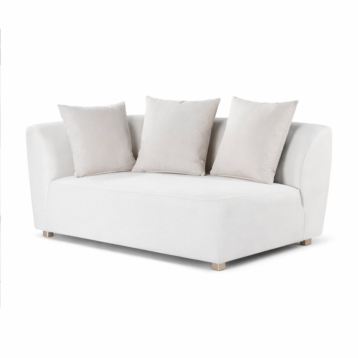 Sala Funcional Torino Velvet Serena Beige, Champaña Esquinero