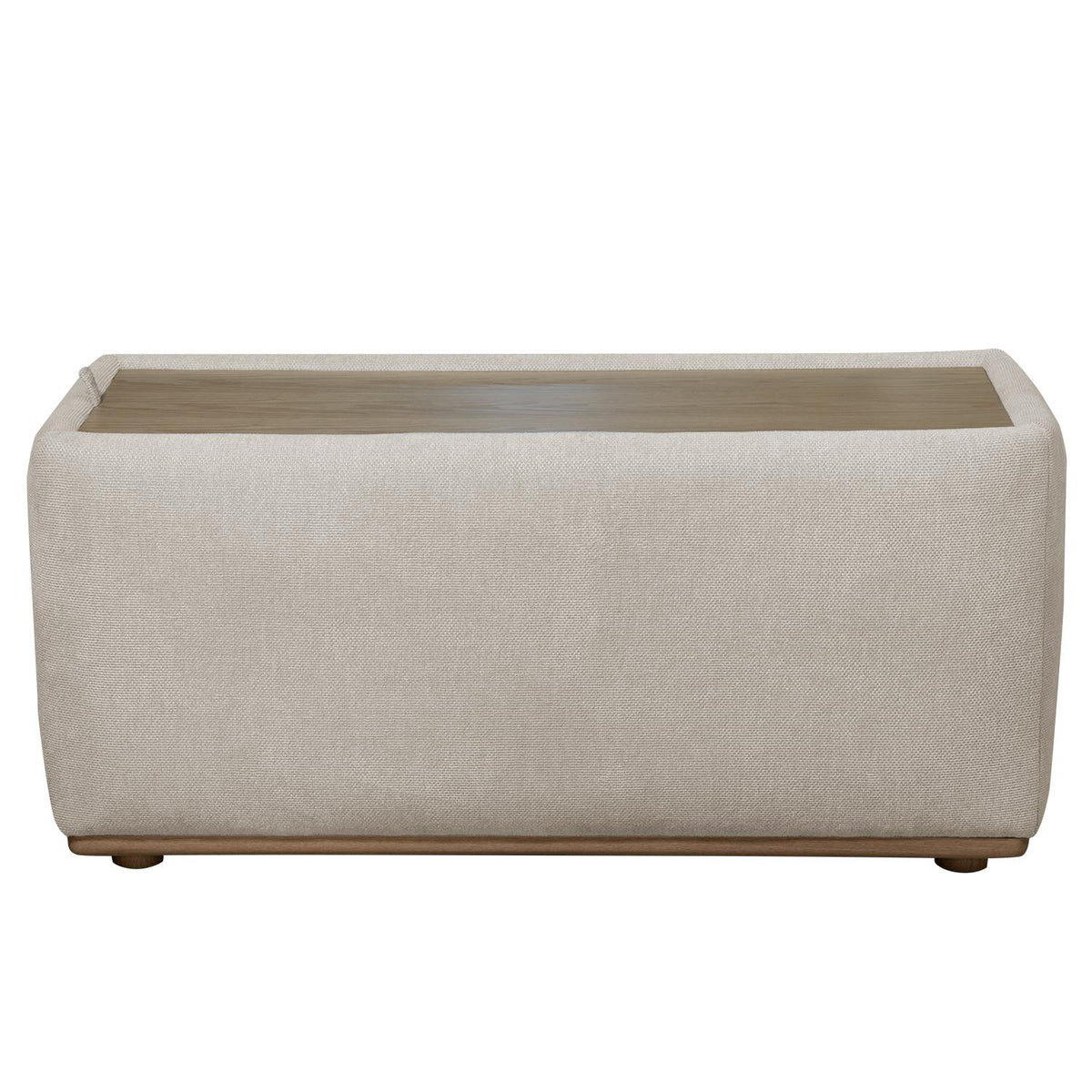 Puff Baul Carter Chenille Impetu Beige, Natural