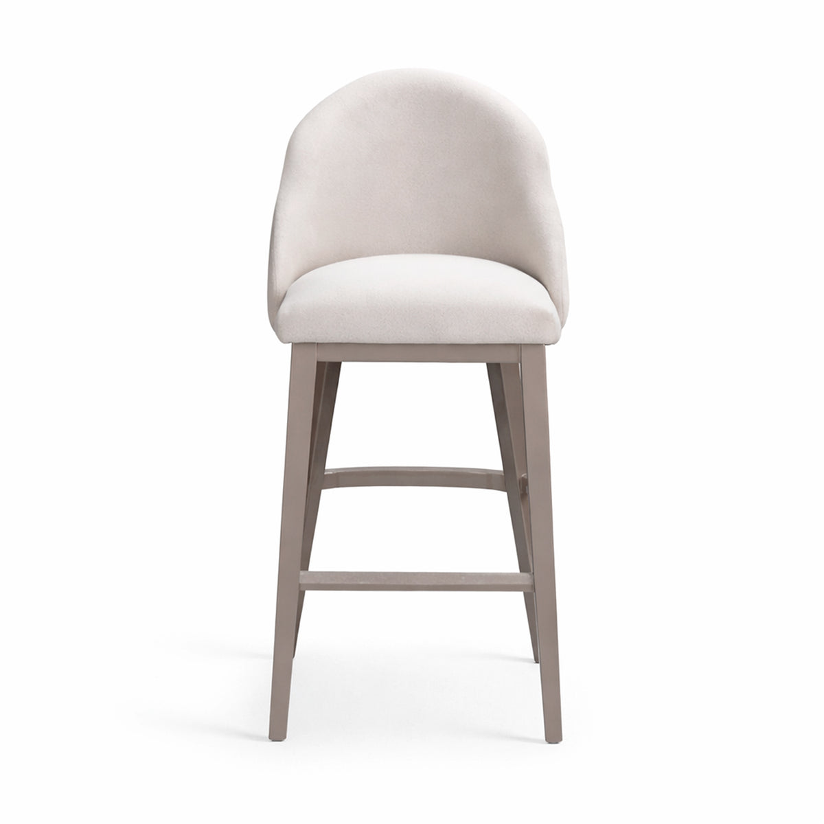 Silla Bar Torino Velvet Serena Beige, Taupe Perla