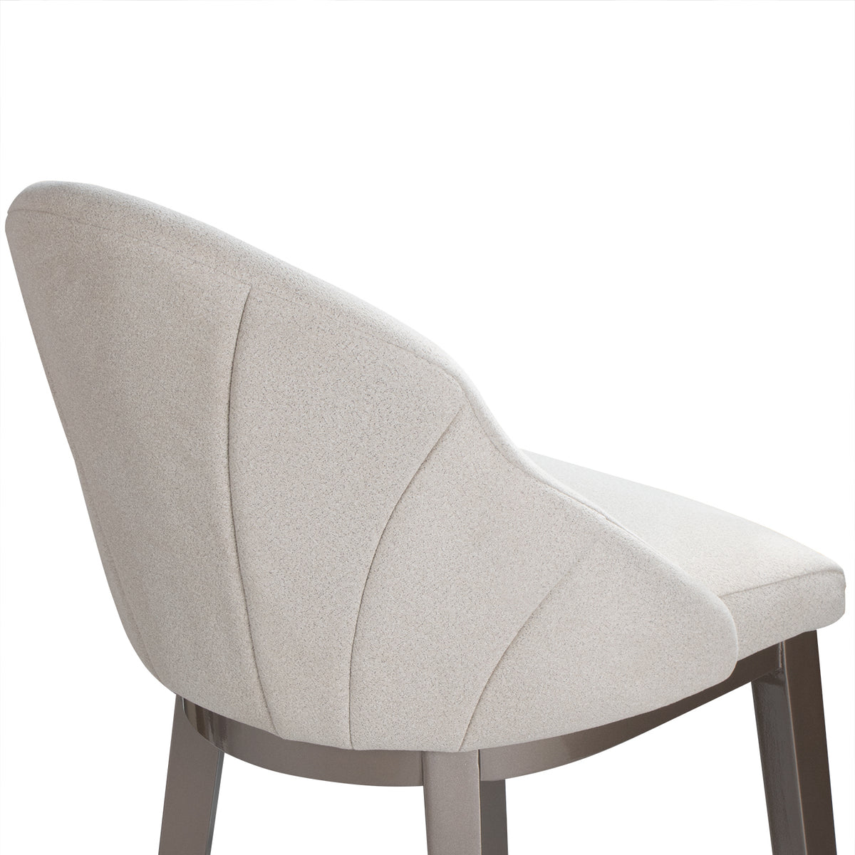 Silla Bar Torino Velvet Serena Beige, Taupe Perla