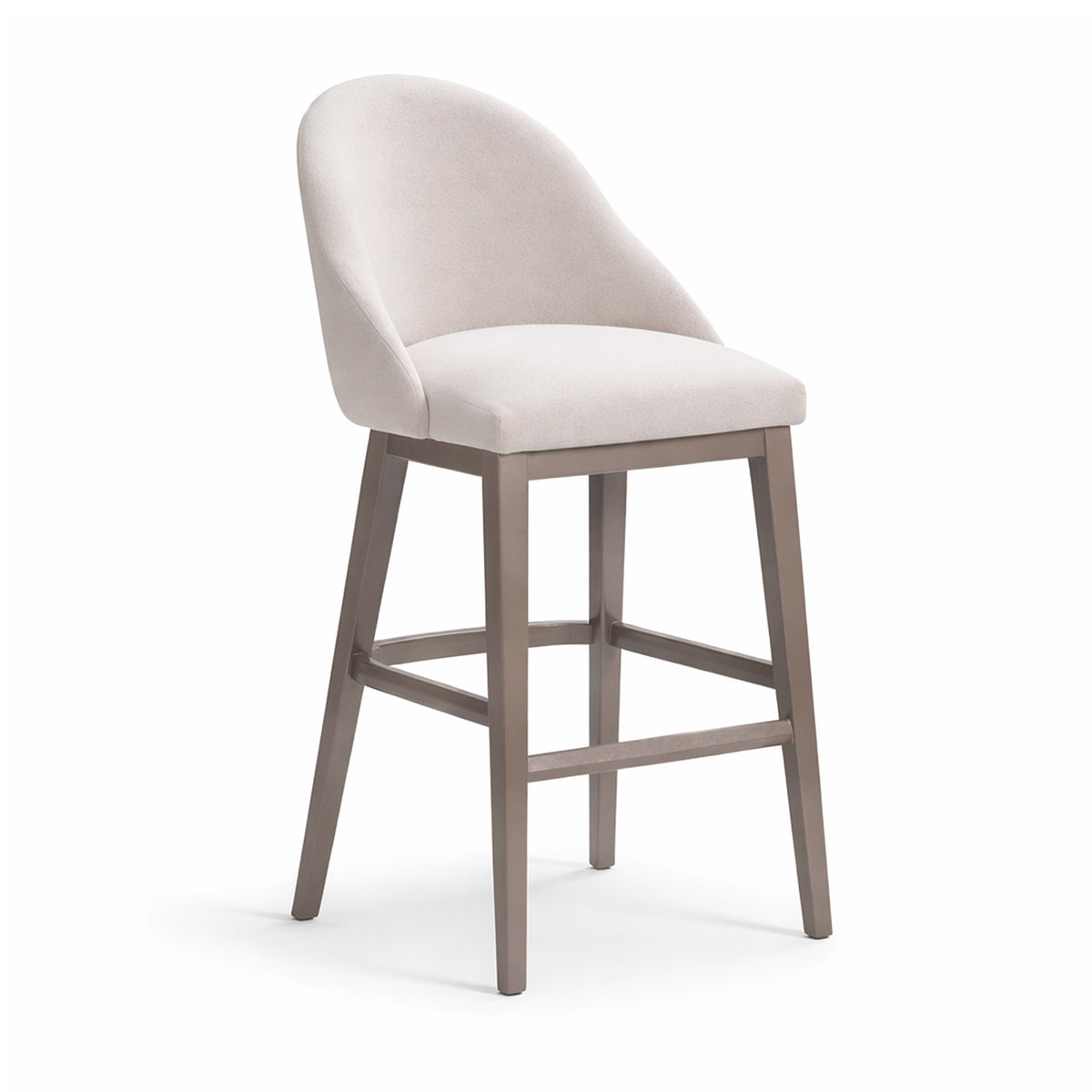 Silla Bar Torino Velvet Serena Beige, Taupe Perla