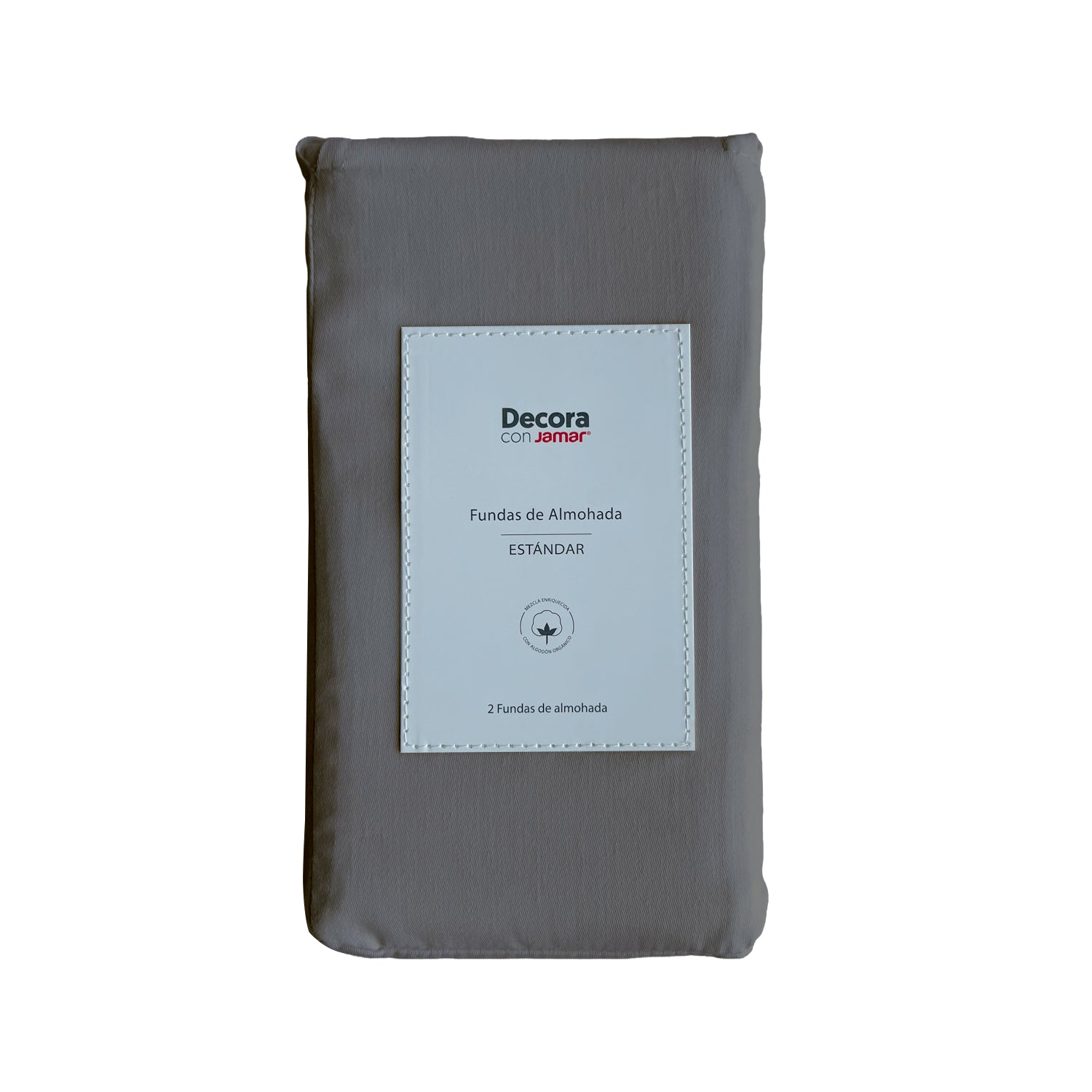 Funda Almohada Gris Osc 49X69Cm 100% Alg
