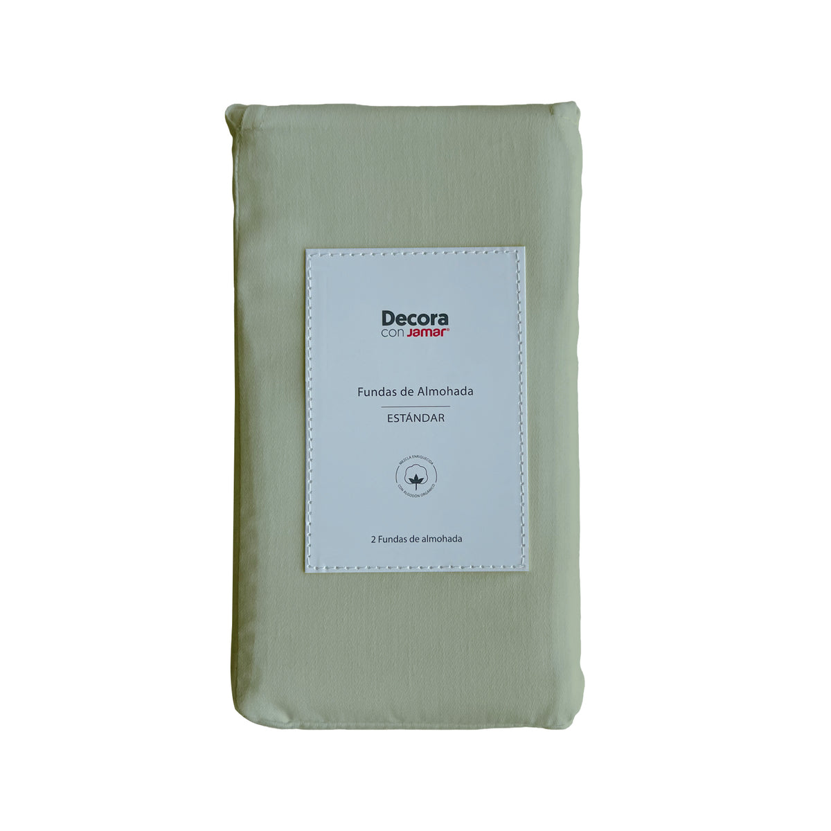 Funda Almohada Gris Aqua 49X69 100% Alg