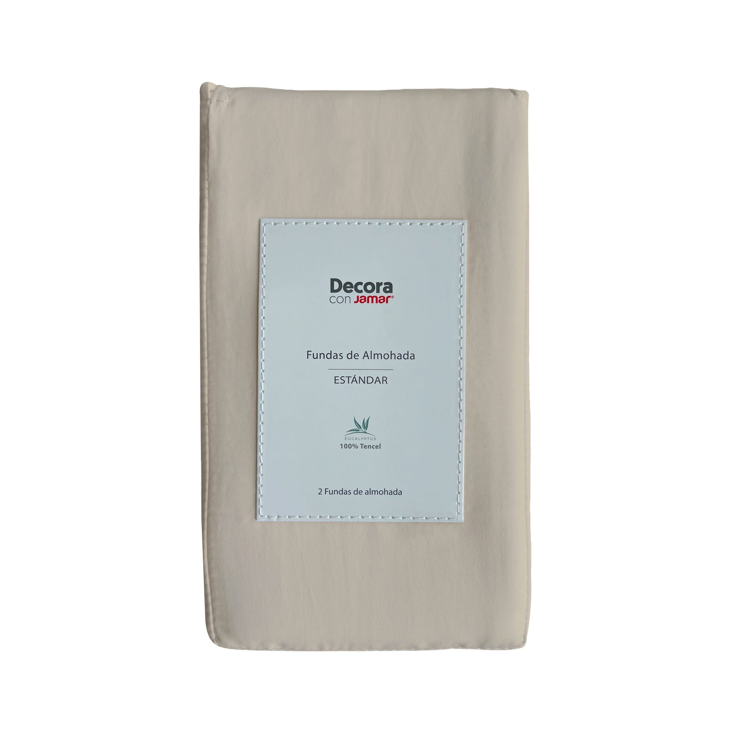 Funda Almohada Taupe 49X69Cm 100% Tencel