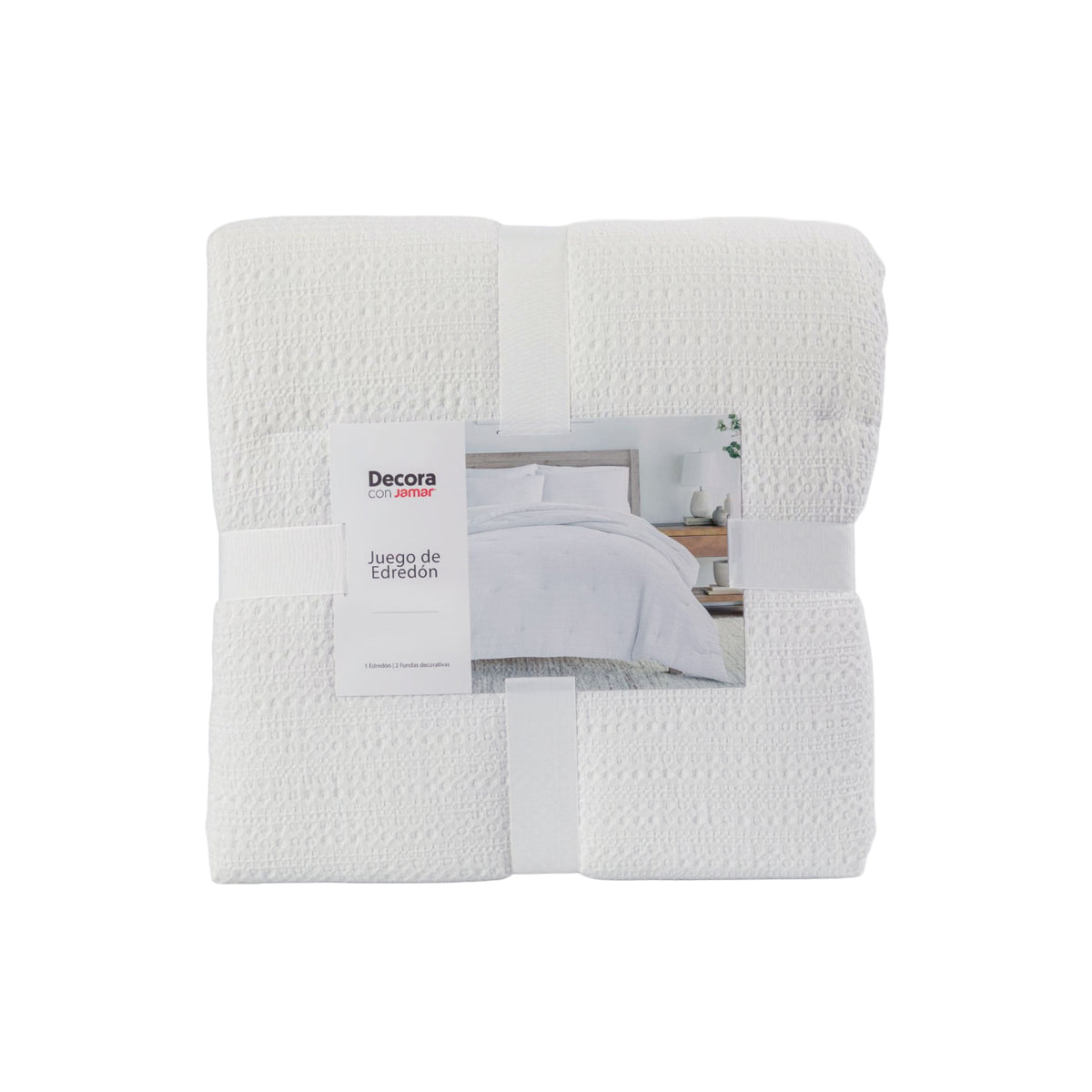 Edredon Blanco Luminoso Senc Micrf