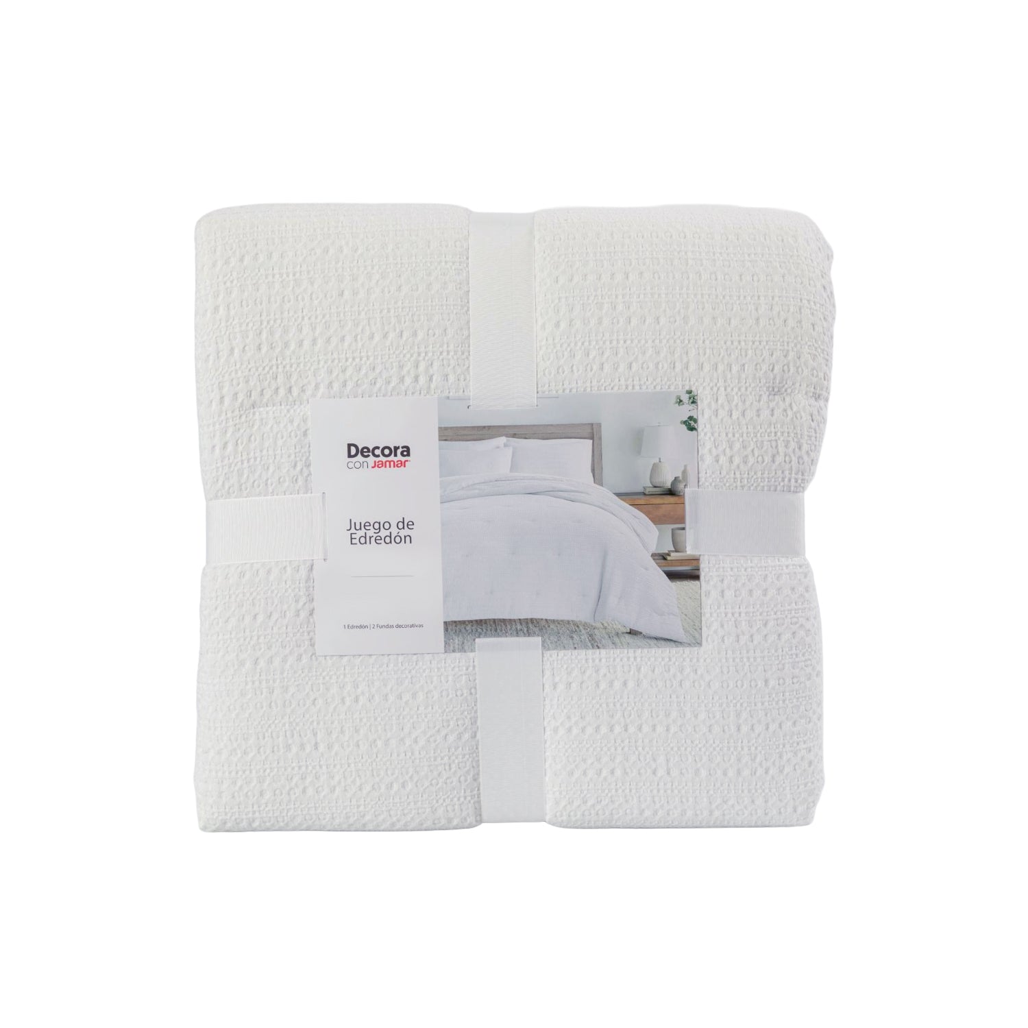 Edredon Blanco Luminoso Doble Micrf