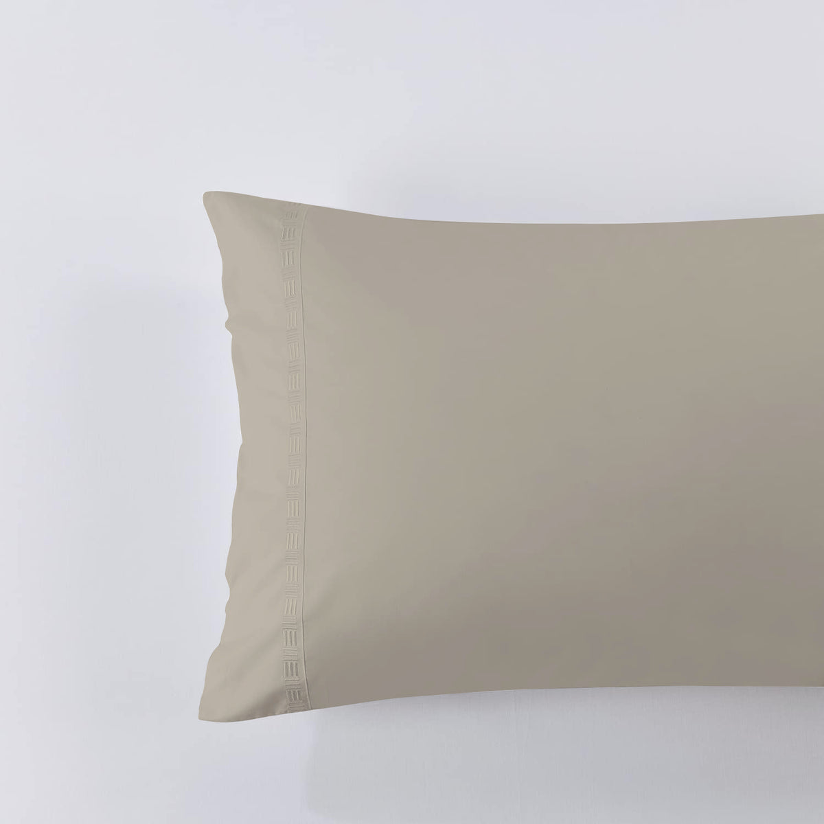 Funda Almohada Taupe 49X69Cm 100% Alg
