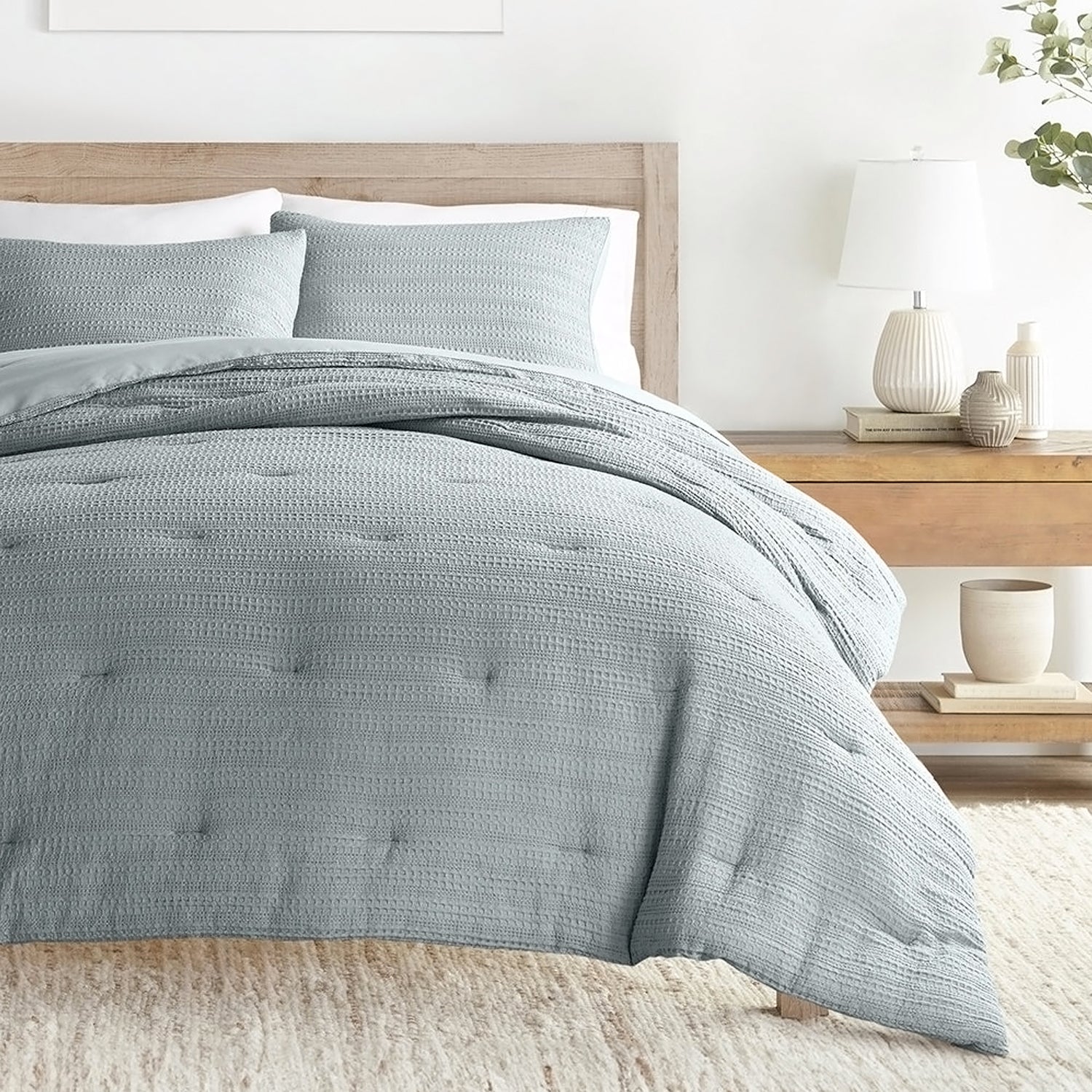 Edredon Azul Perla Extradoble Micrf