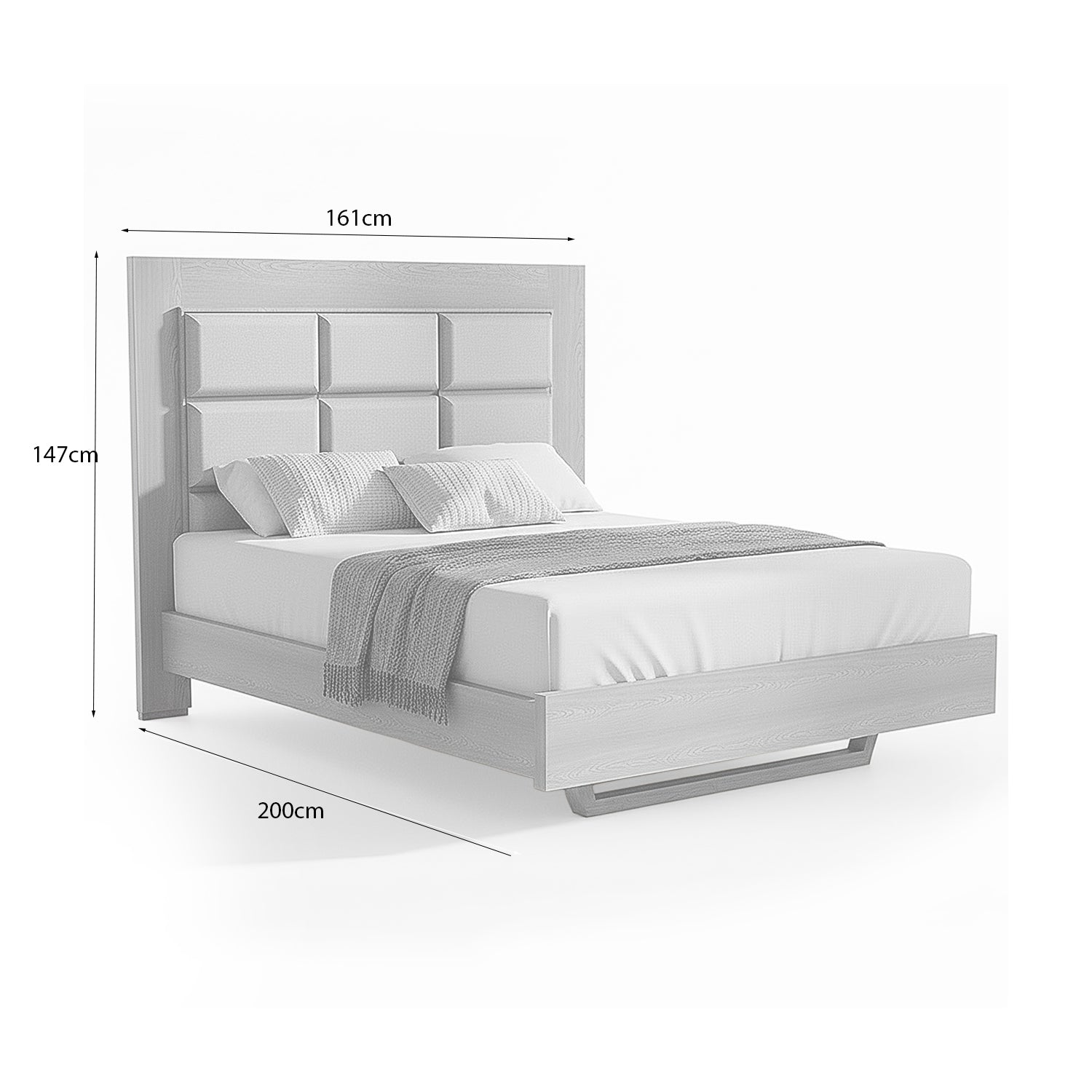 Cama Doble Turin Eurolino Arena, Natural