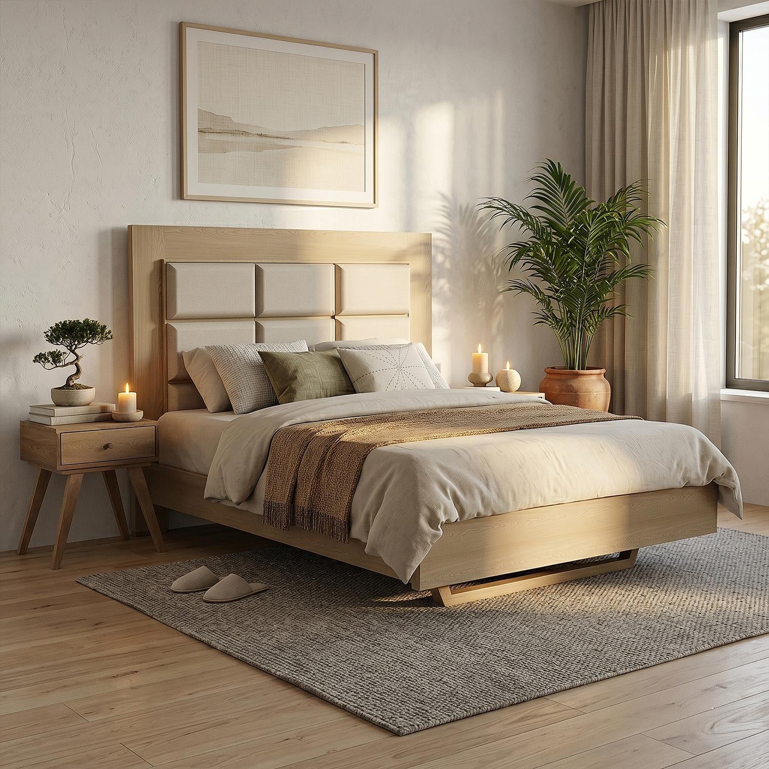 Cama Doble Turin Eurolino Arena, Natural