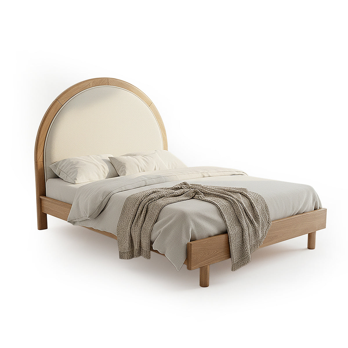 Cama Semi Doble Porter Eurolino Arena, Natural