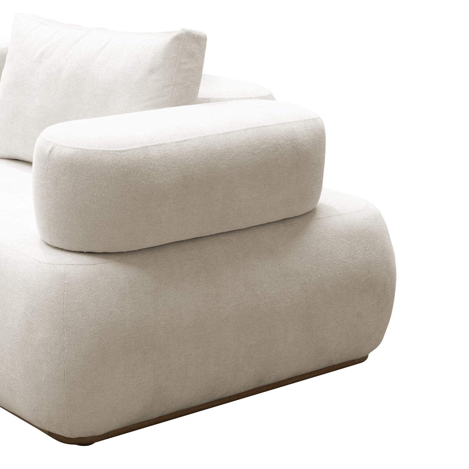 Sala Funcional Carter Chenille Impetu Beige, Natural