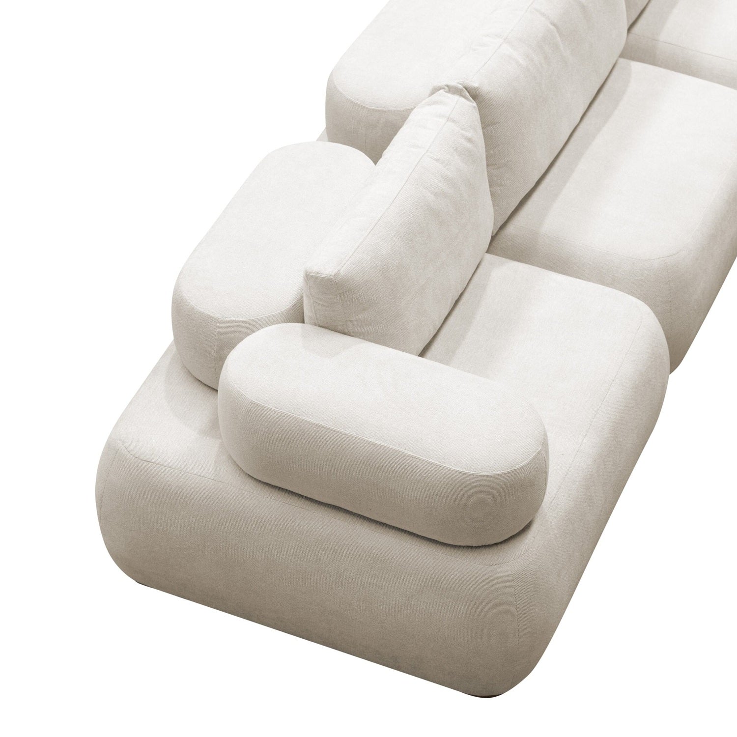 Sala Funcional Carter Chenille Impetu Beige, Natural