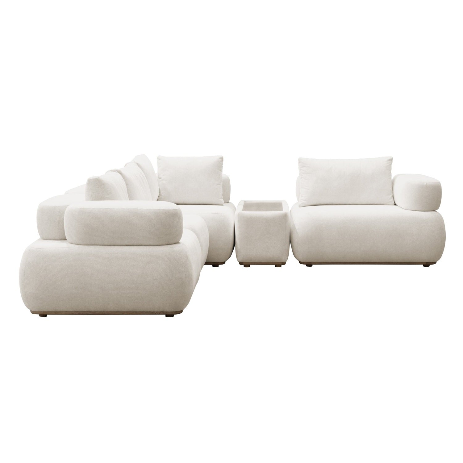 Sala Funcional Carter Chenille Impetu Beige, Natural