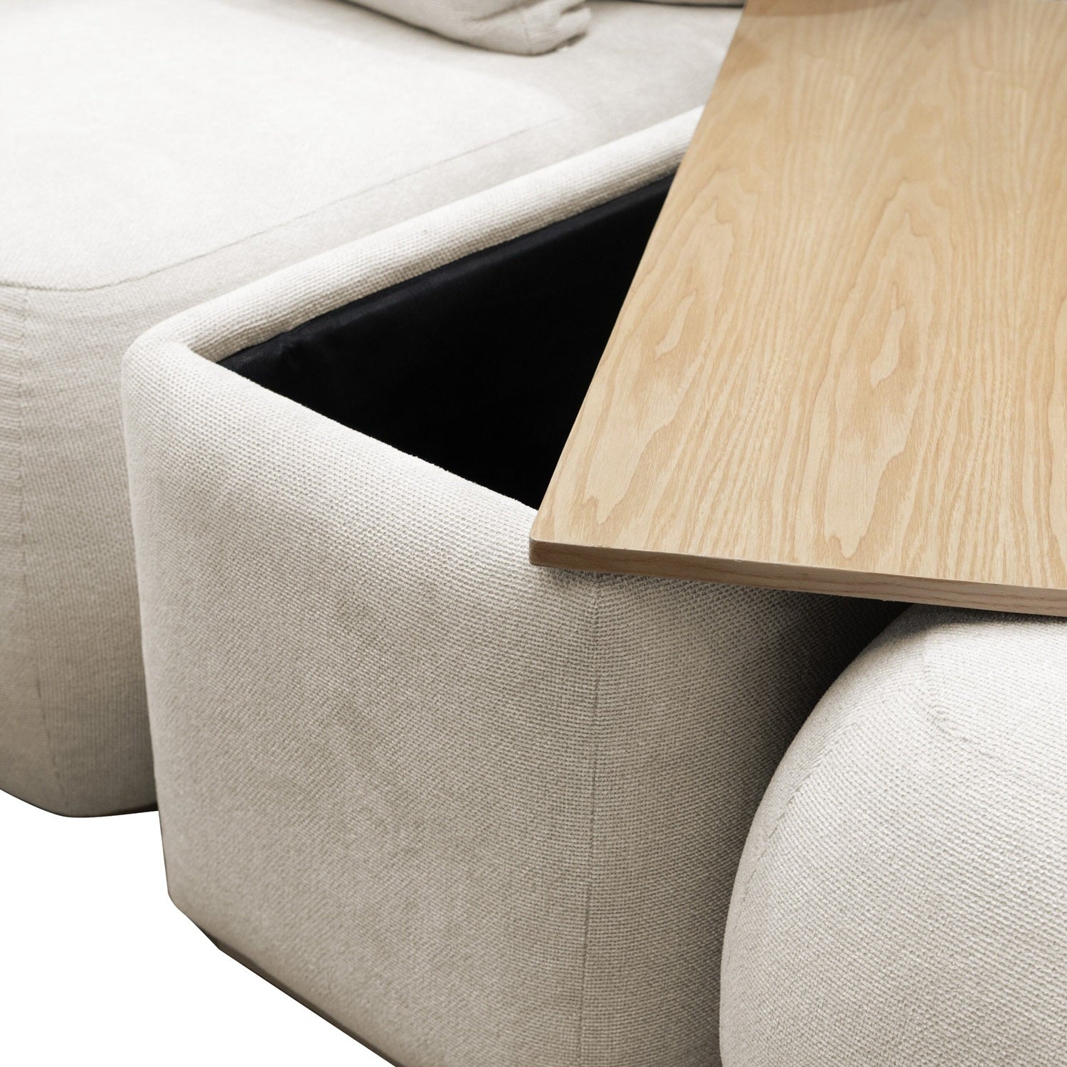 Sala Funcional Carter Chenille Impetu Beige, Natural