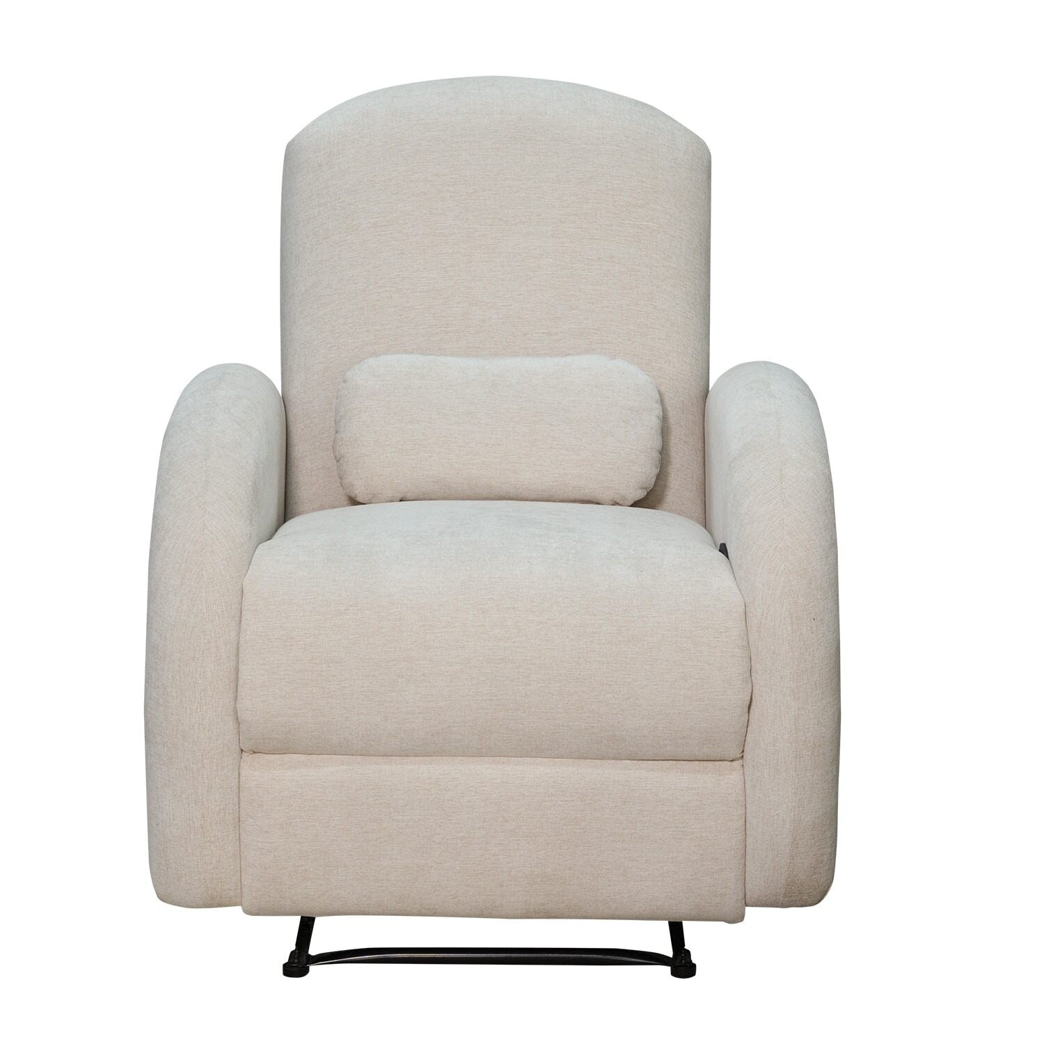 Silla Reclinable Ellis Chenille Touch Almendra