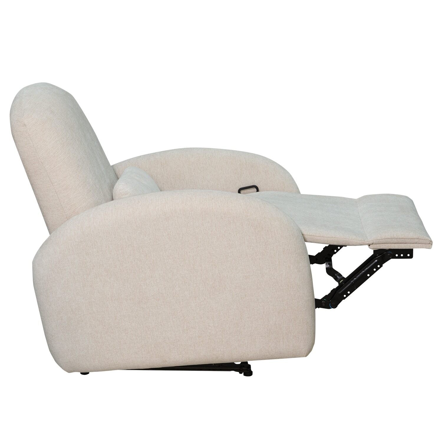 Silla Reclinable Ellis Chenille Touch Almendra