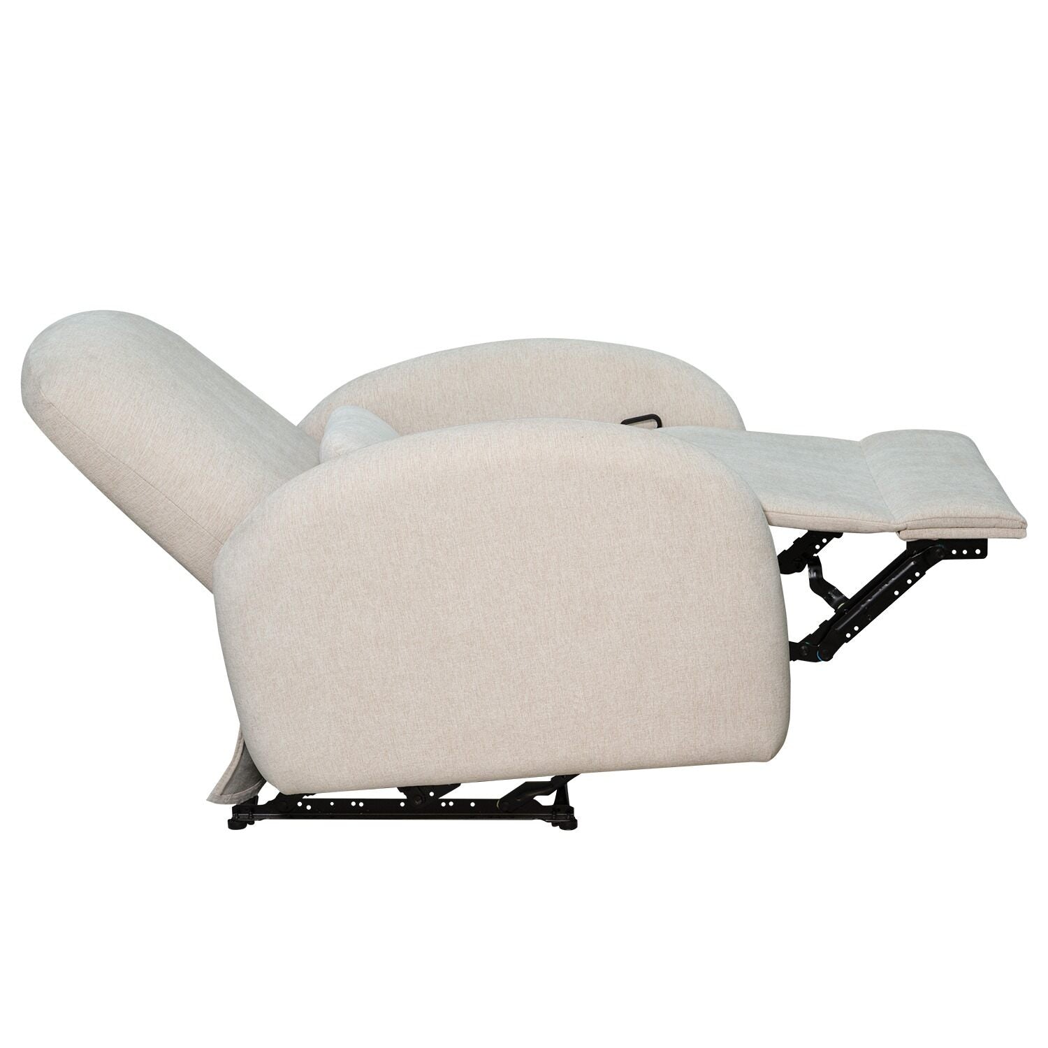 Silla Reclinable Ellis Chenille Touch Almendra