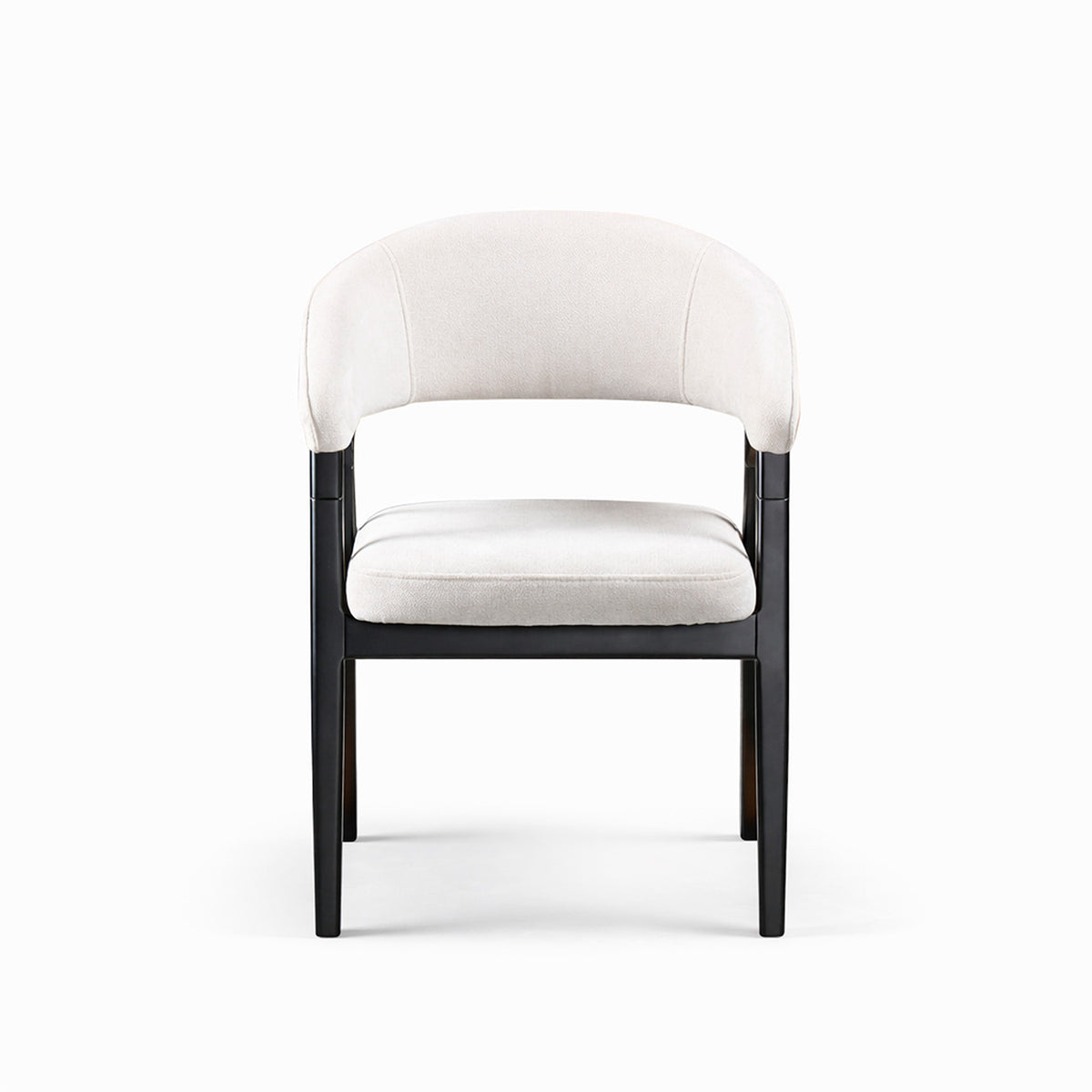 Comedor 6 Puestos Vicka Chenille Impetu Beige, Negro