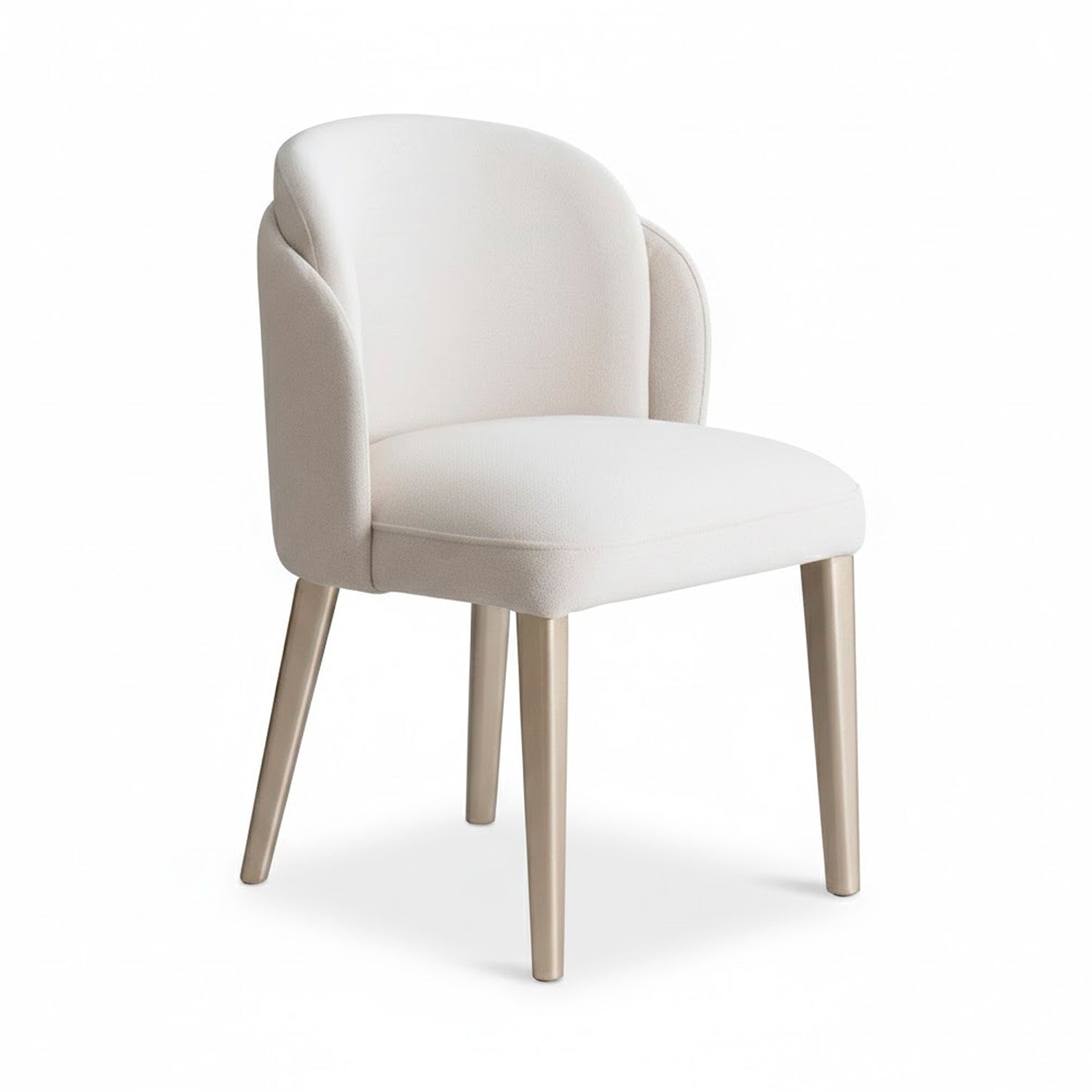 Comedor 6 Puestos Torino Velvet Serena Beige, Champaña Cubierta Marmolizada