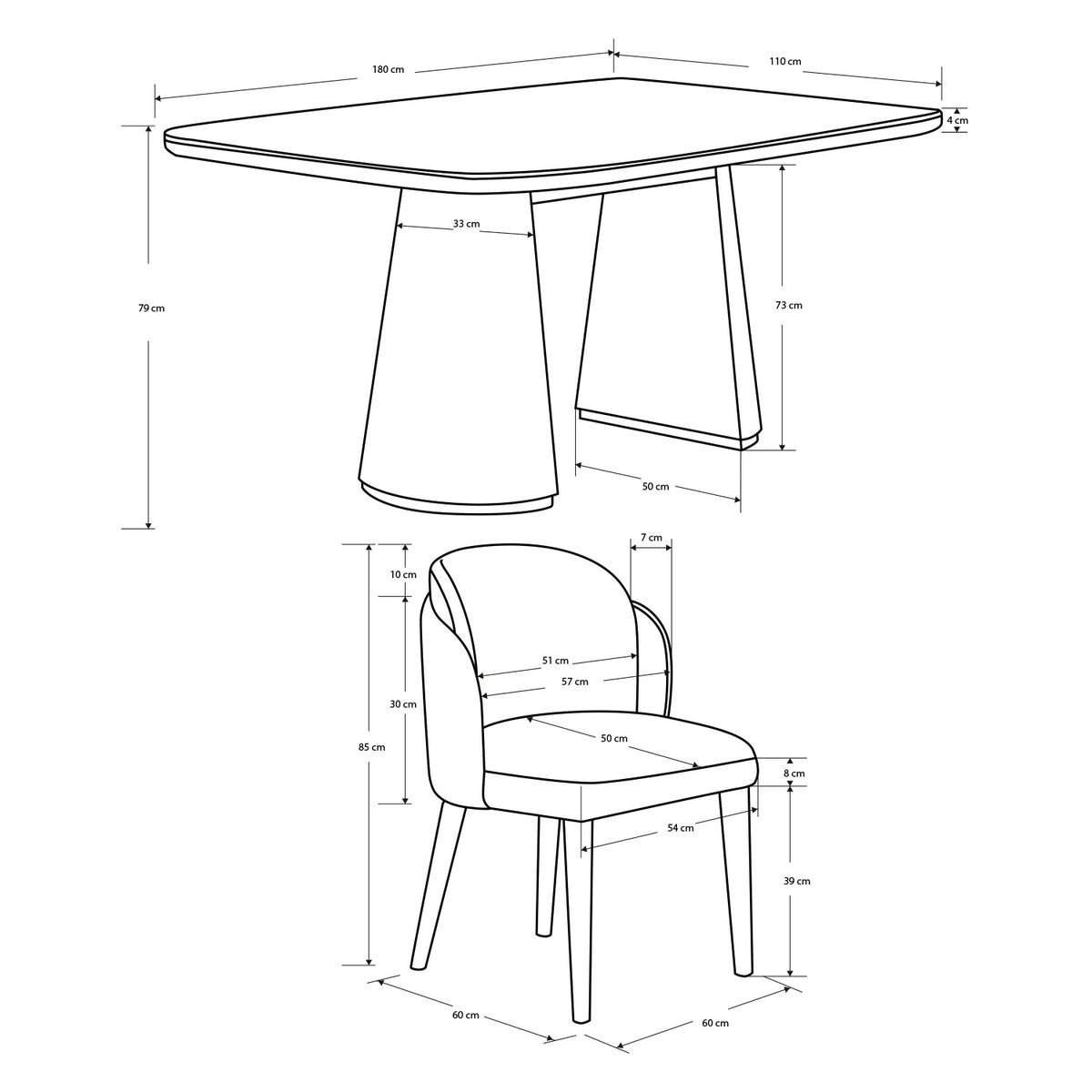 Comedor 6 Puestos Torino Velvet Serena Beige, Champaña Cubierta Marmolizada