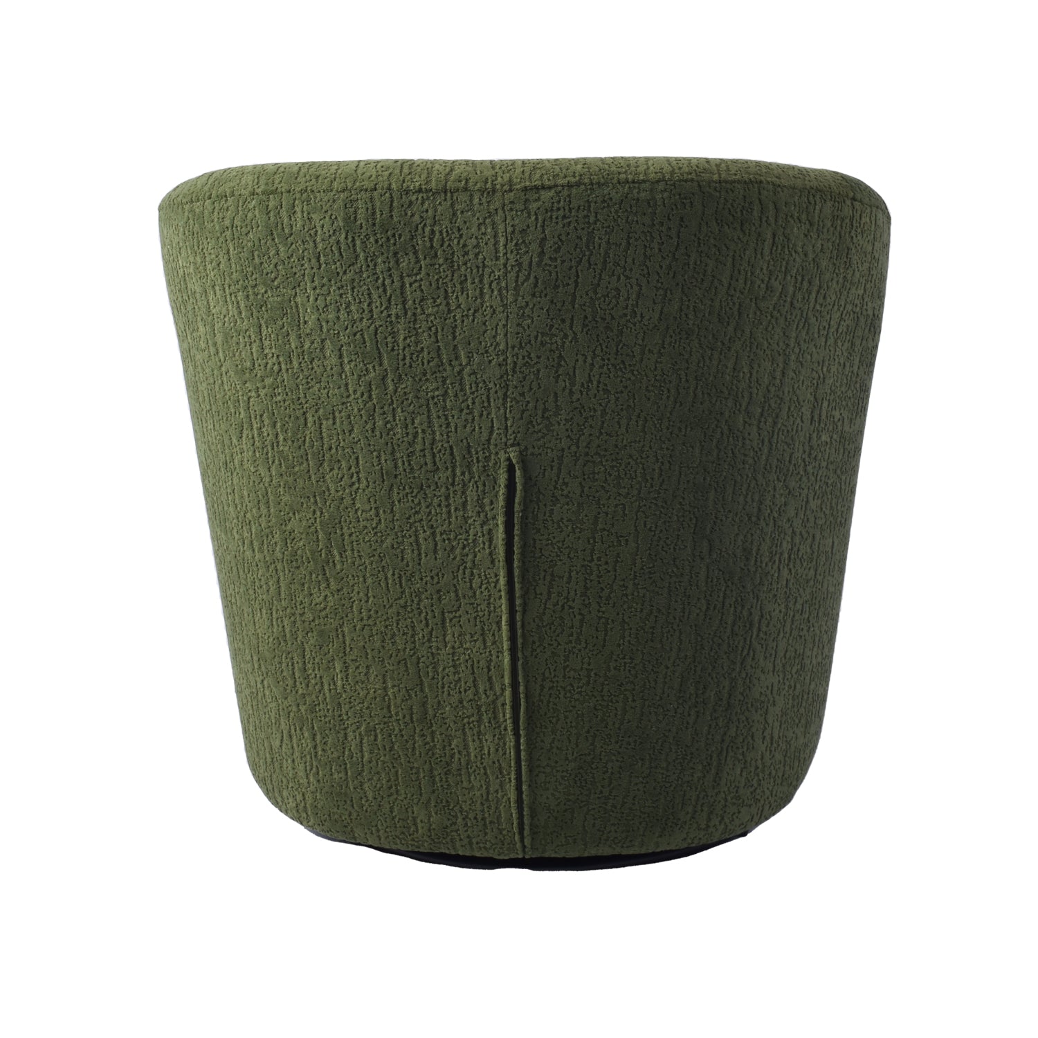 Poltrona Mobic Chenille Verde, Natural Giratoria